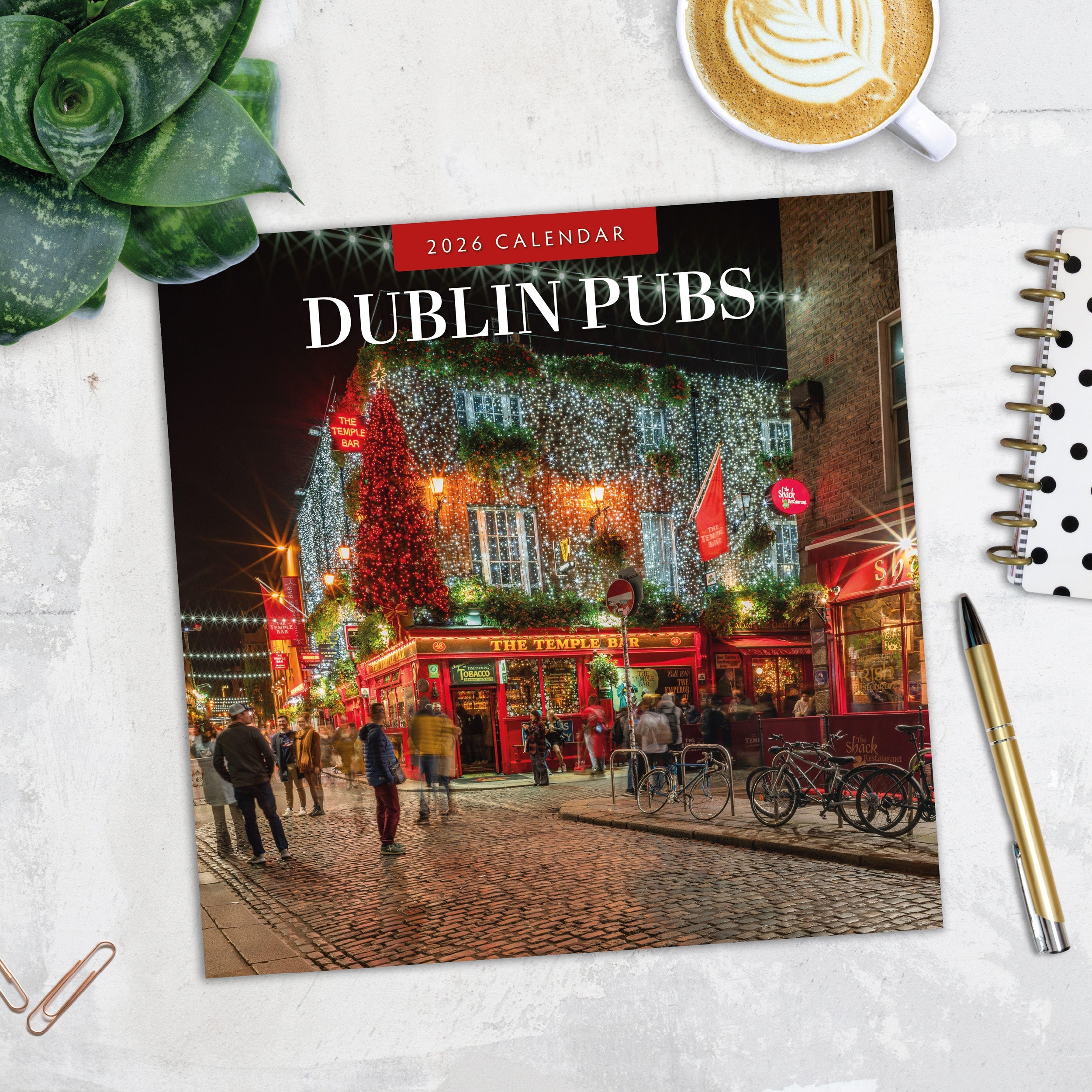 2026 Dublin Pubs - Square Wall Calendar