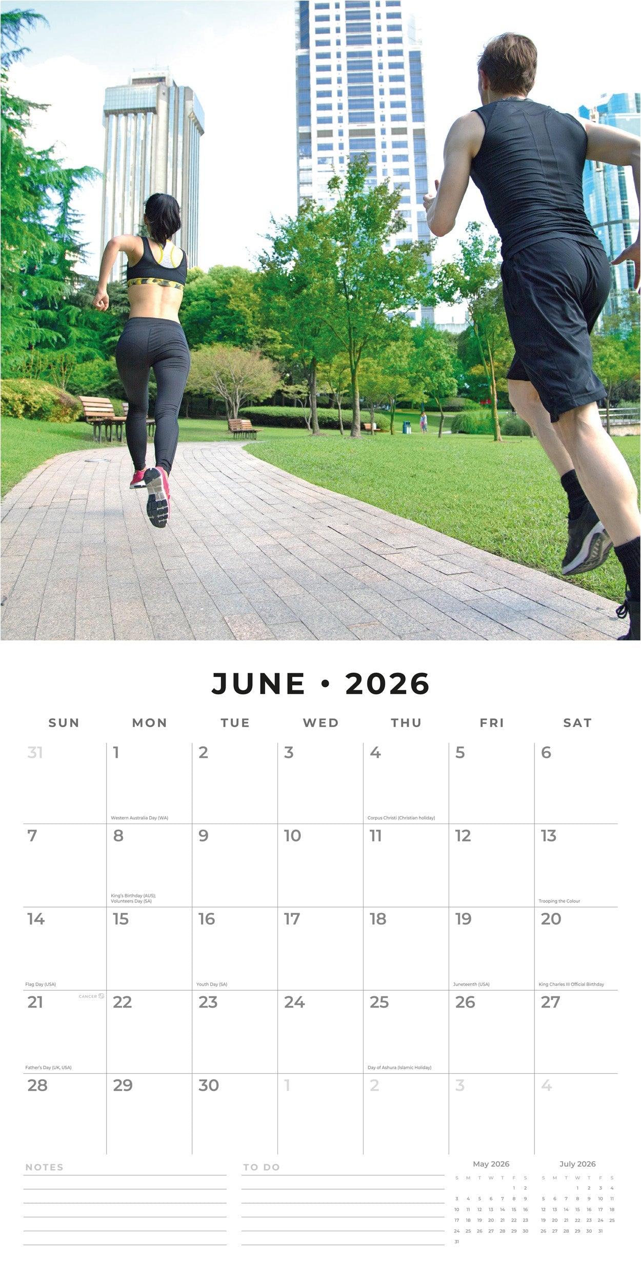 2026 Carpe Diem - Square Wall Calendar