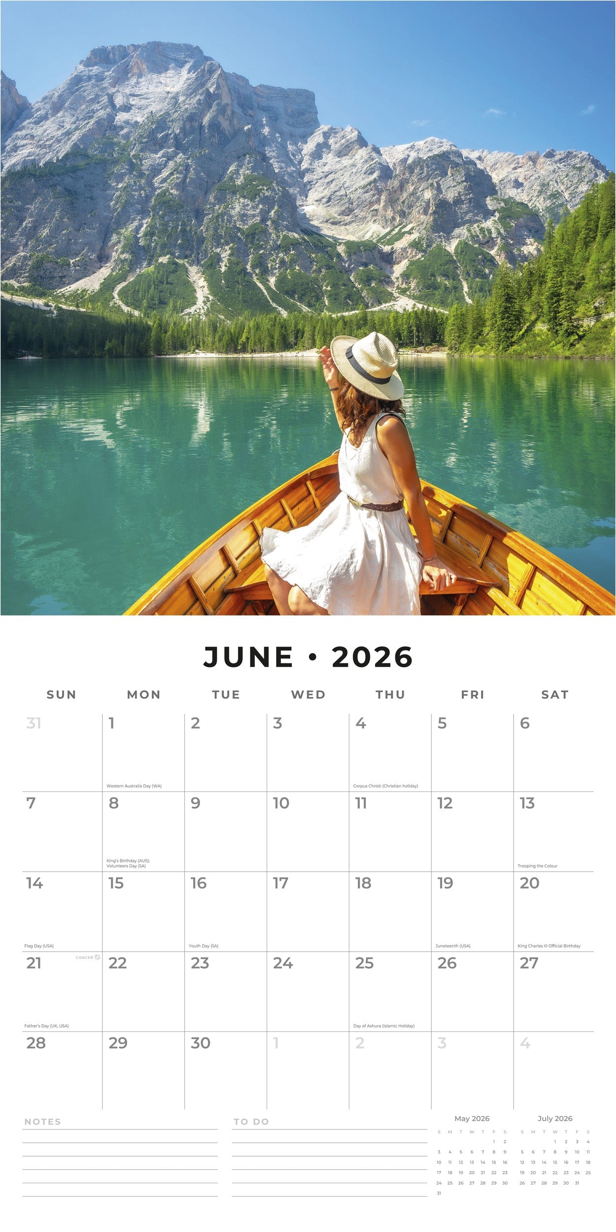 2026 Inspiration - Square Wall Calendar