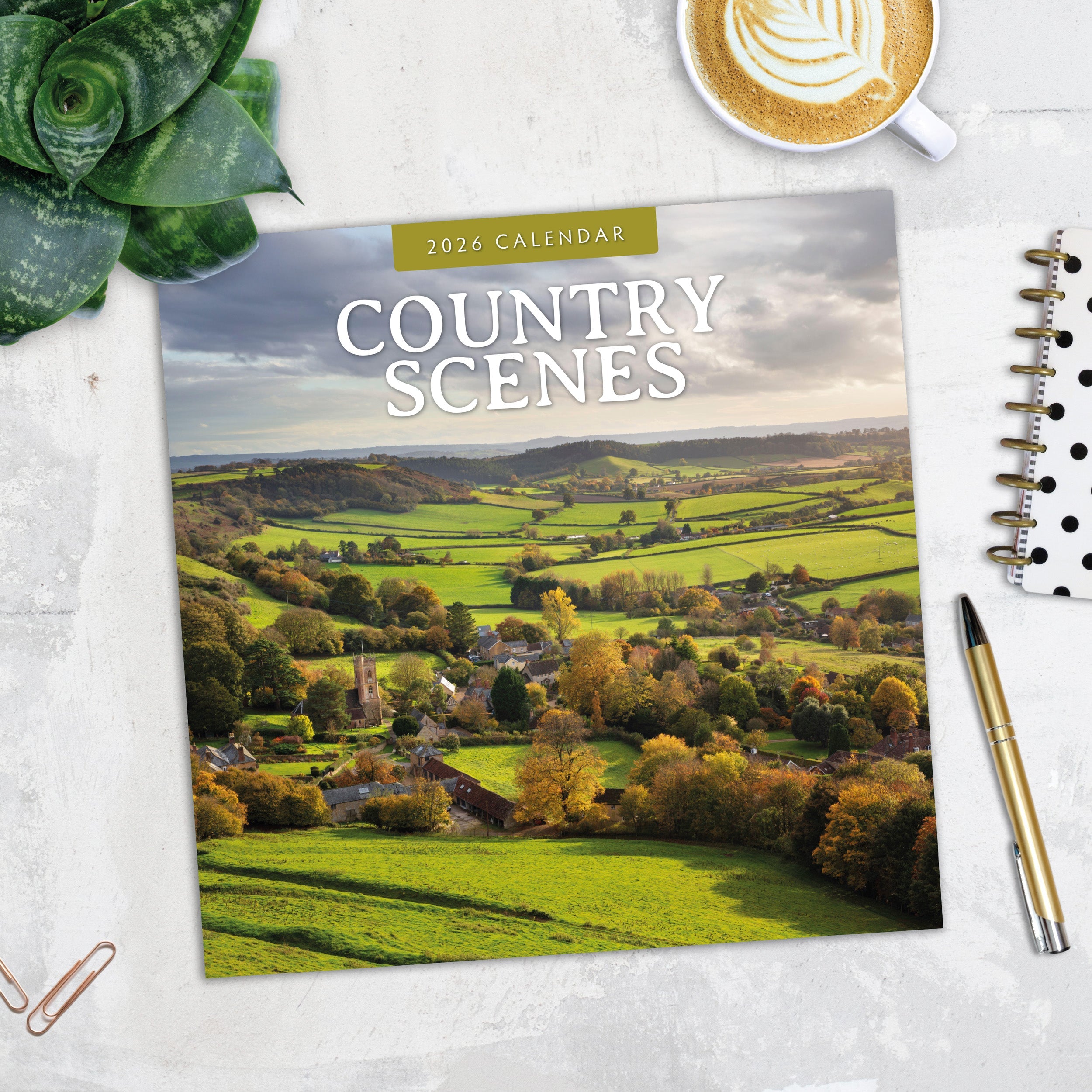 2026 Country Scenes - Square Wall Calendar