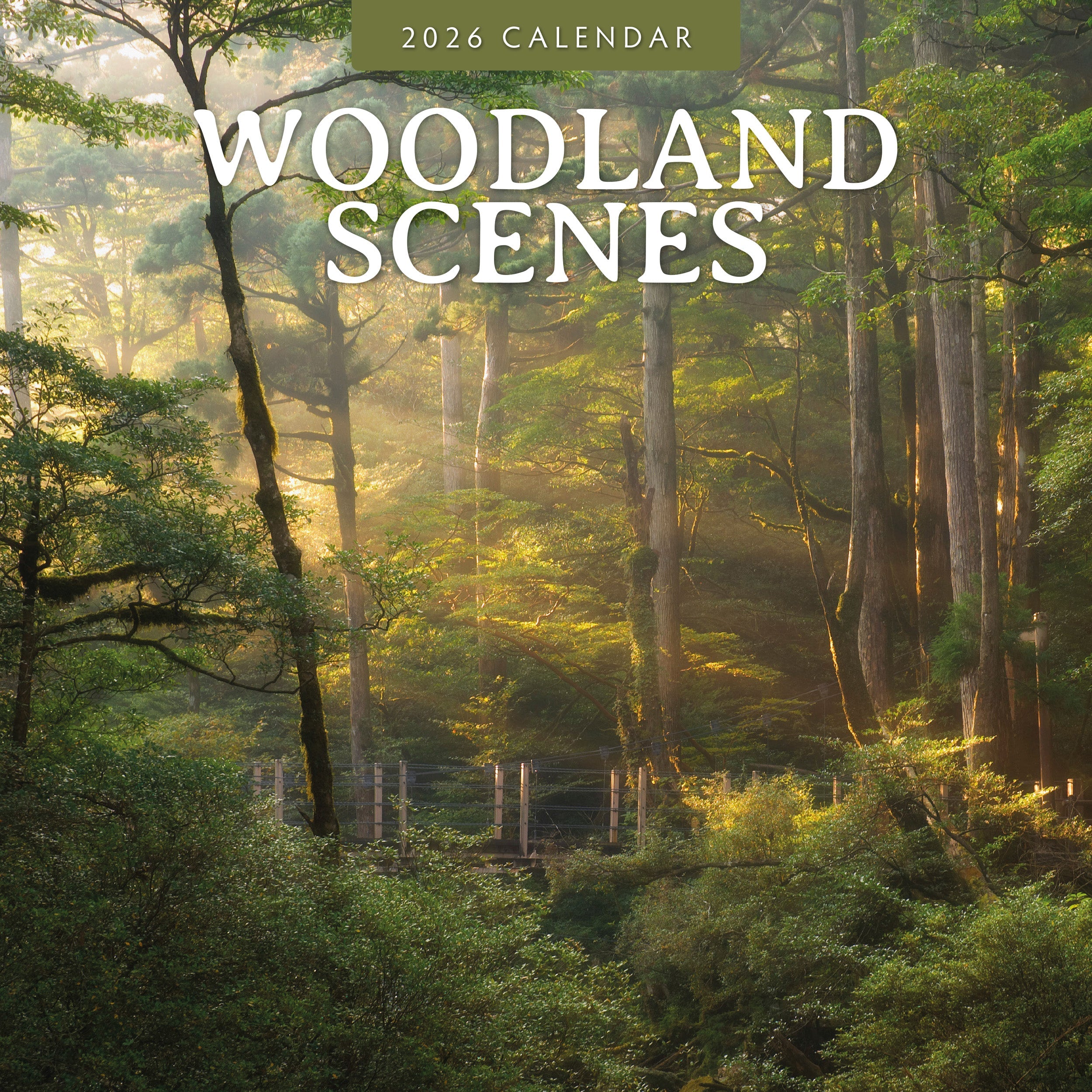 2026 Woodland Scenes - Square Wall Calendar