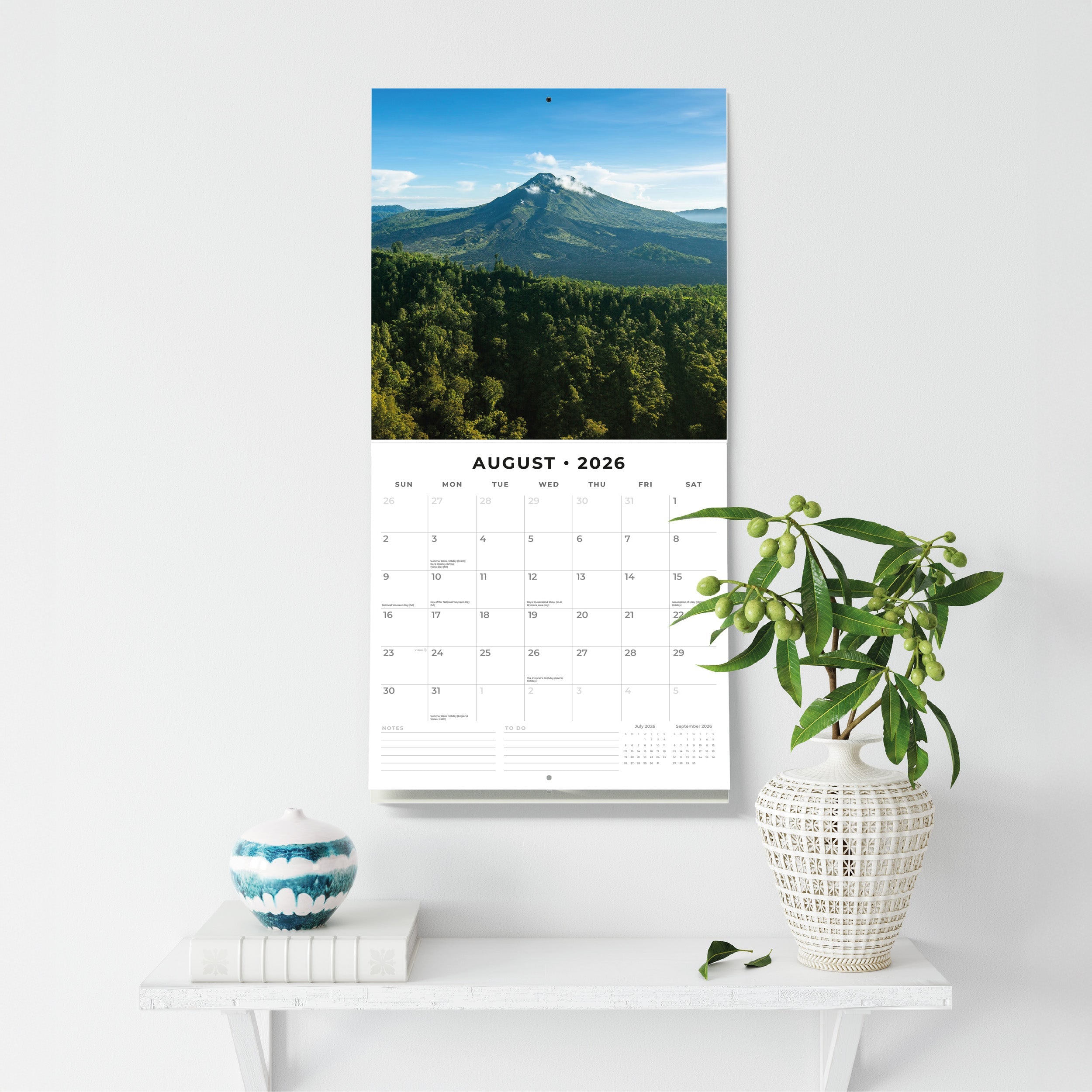 2026 Bali - Square Wall Calendar