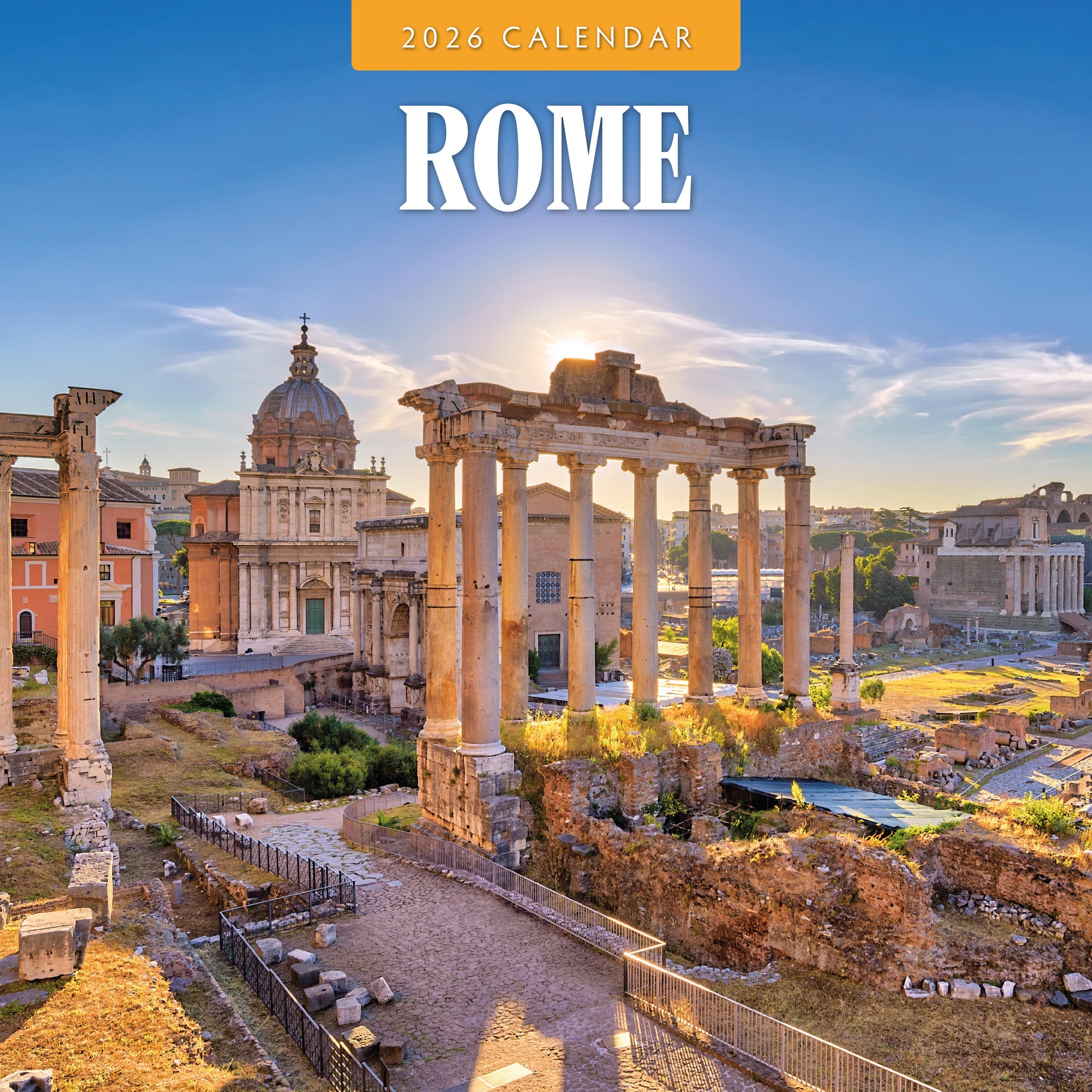 2026 Rome - Square Wall Calendar