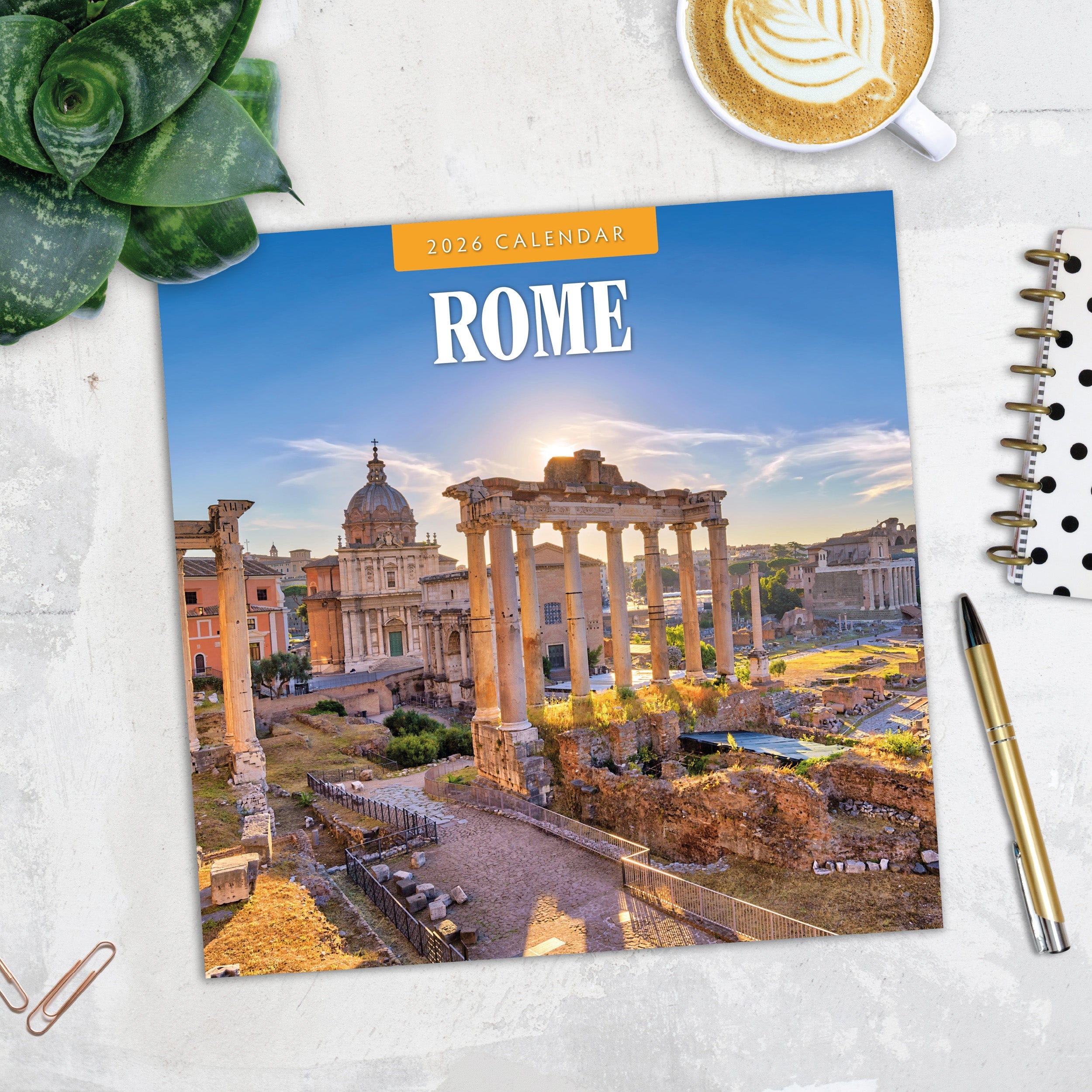 2026 Rome - Square Wall Calendar