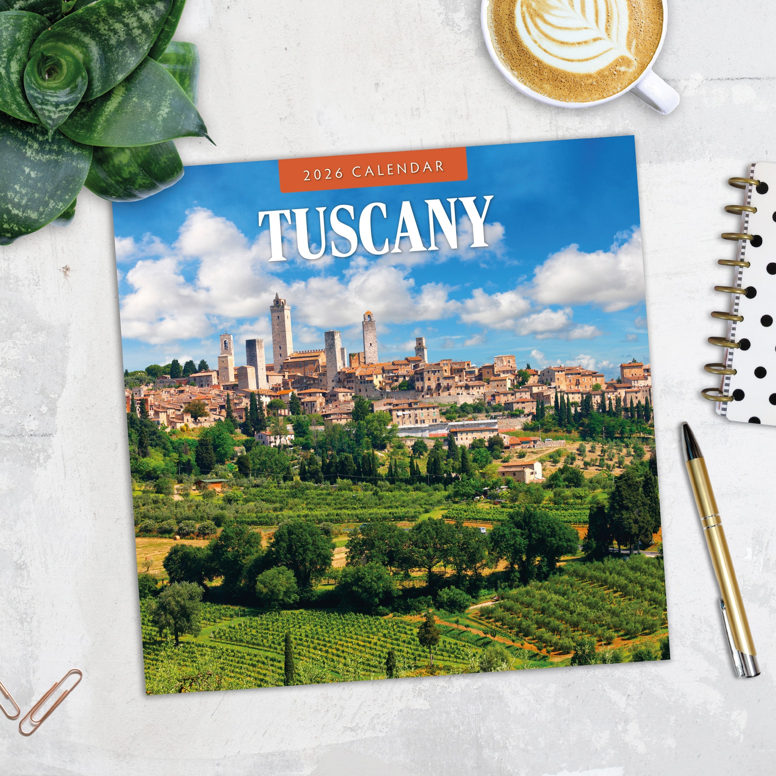 2026 Tuscany - Square Wall Calendar