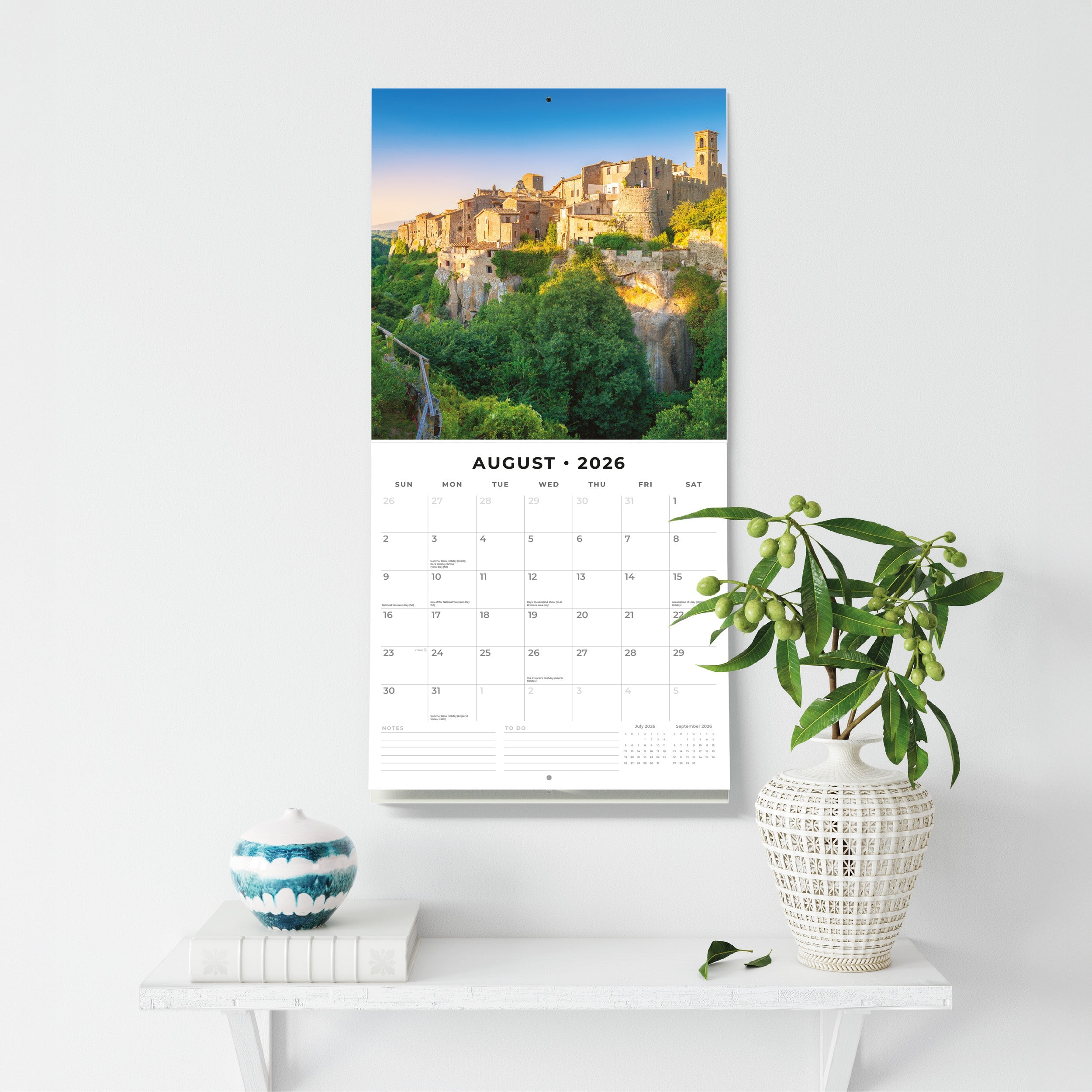 2026 Tuscany - Square Wall Calendar