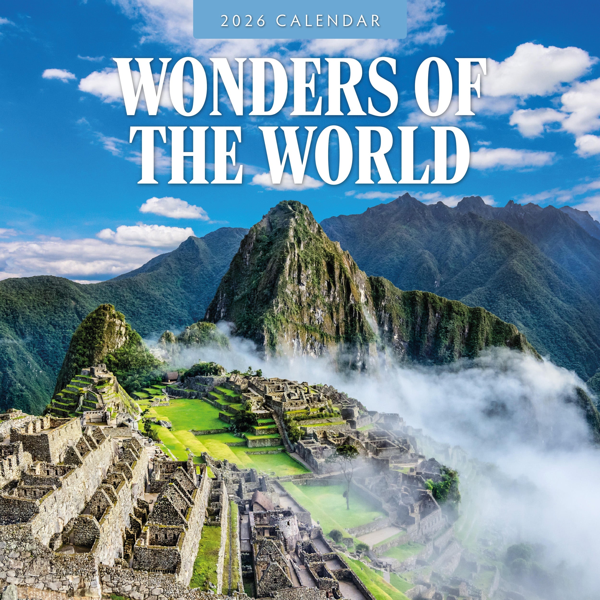 2026 Wonders of the World - Square Wall Calendar