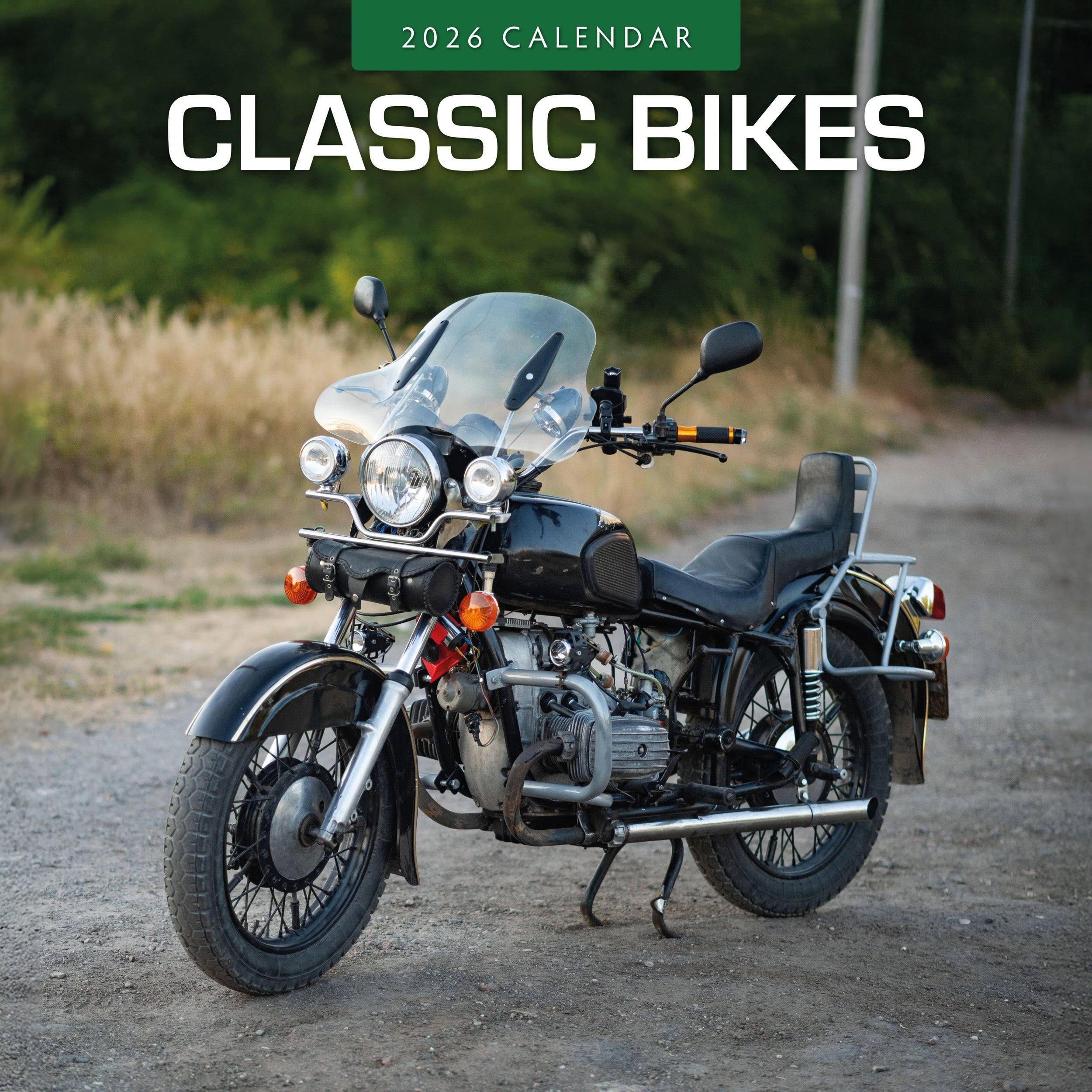 2026 Classic Bikes - Square Wall Calendar
