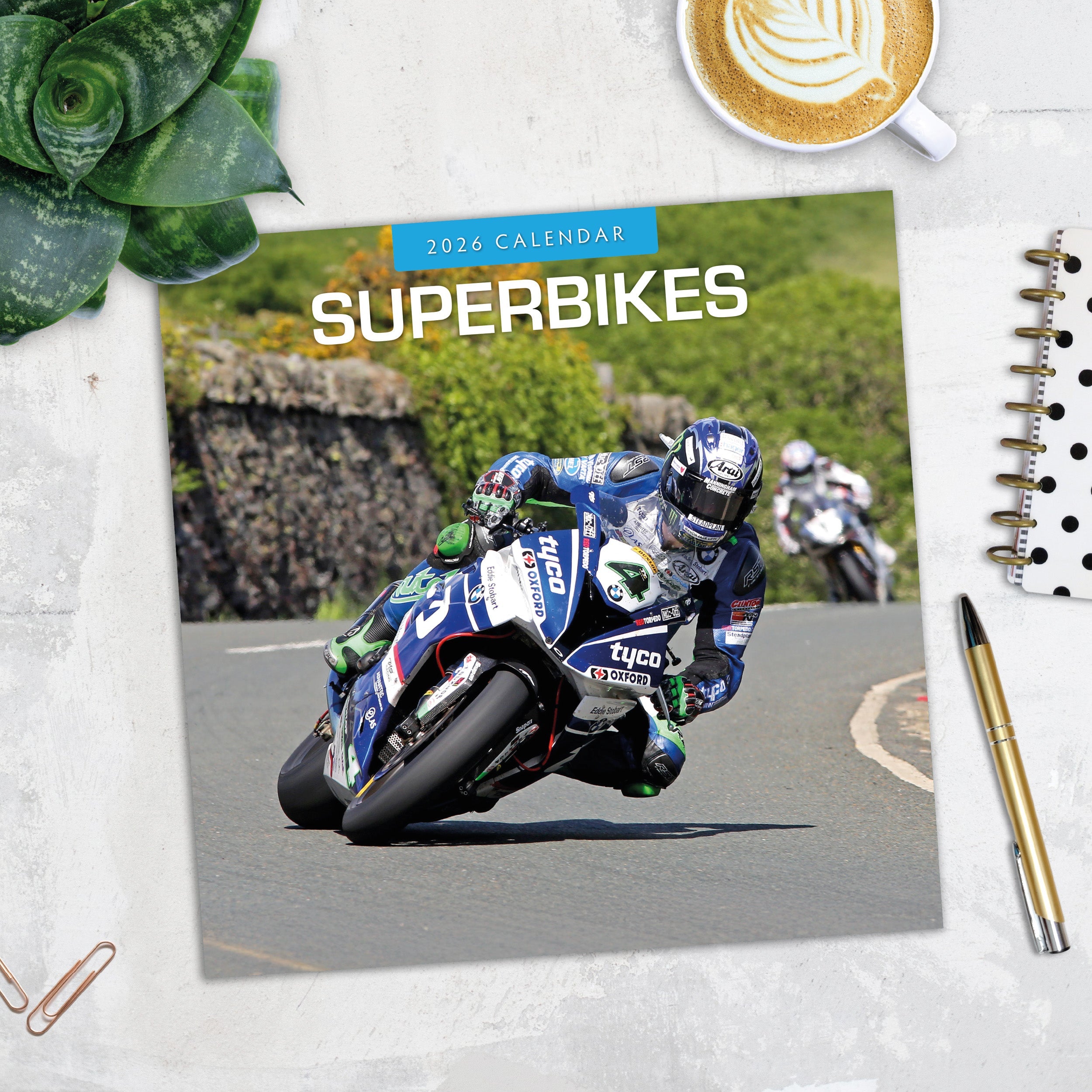 2026 Superbikes - Square Wall Calendar