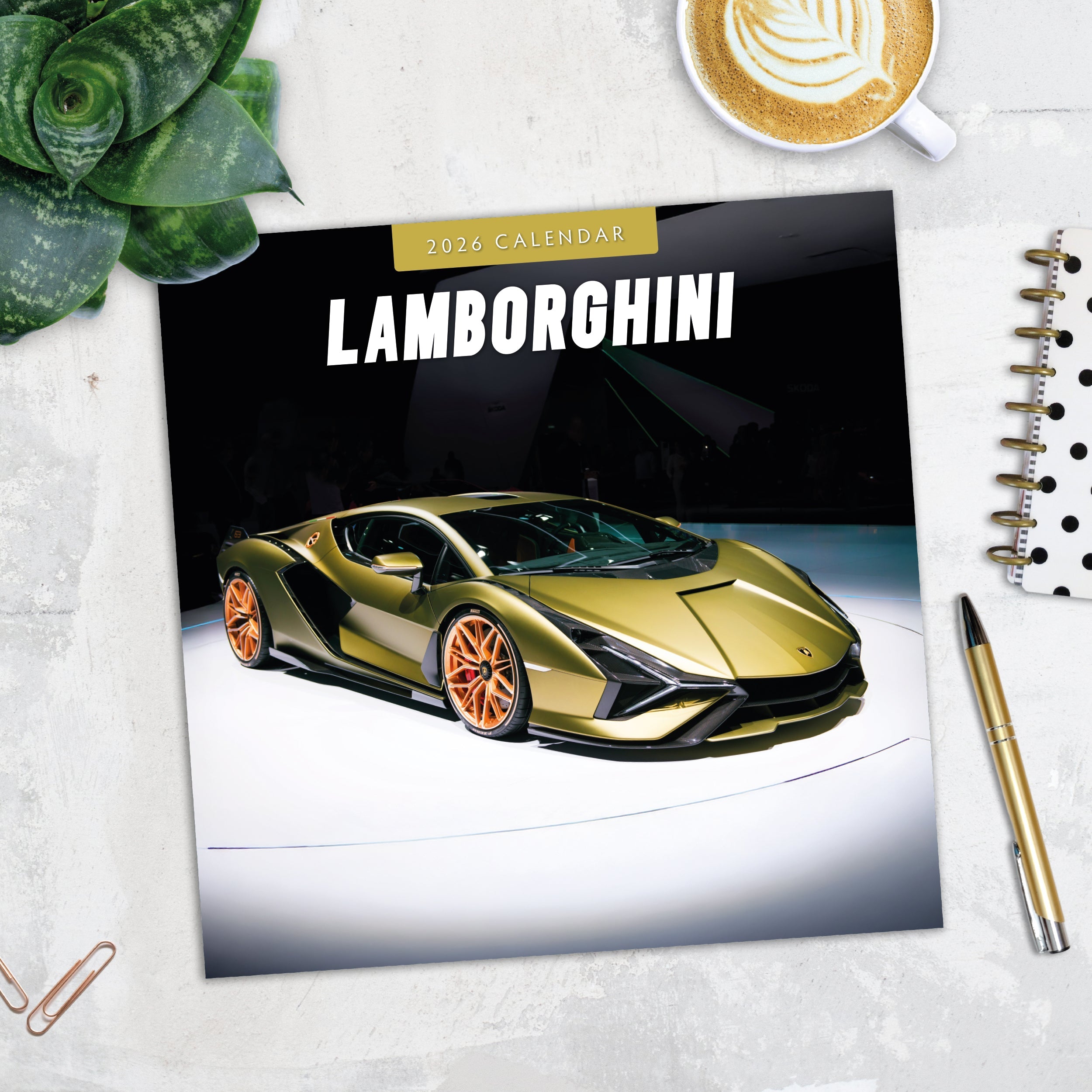 2026 Lamborghini - Square Wall Calendar