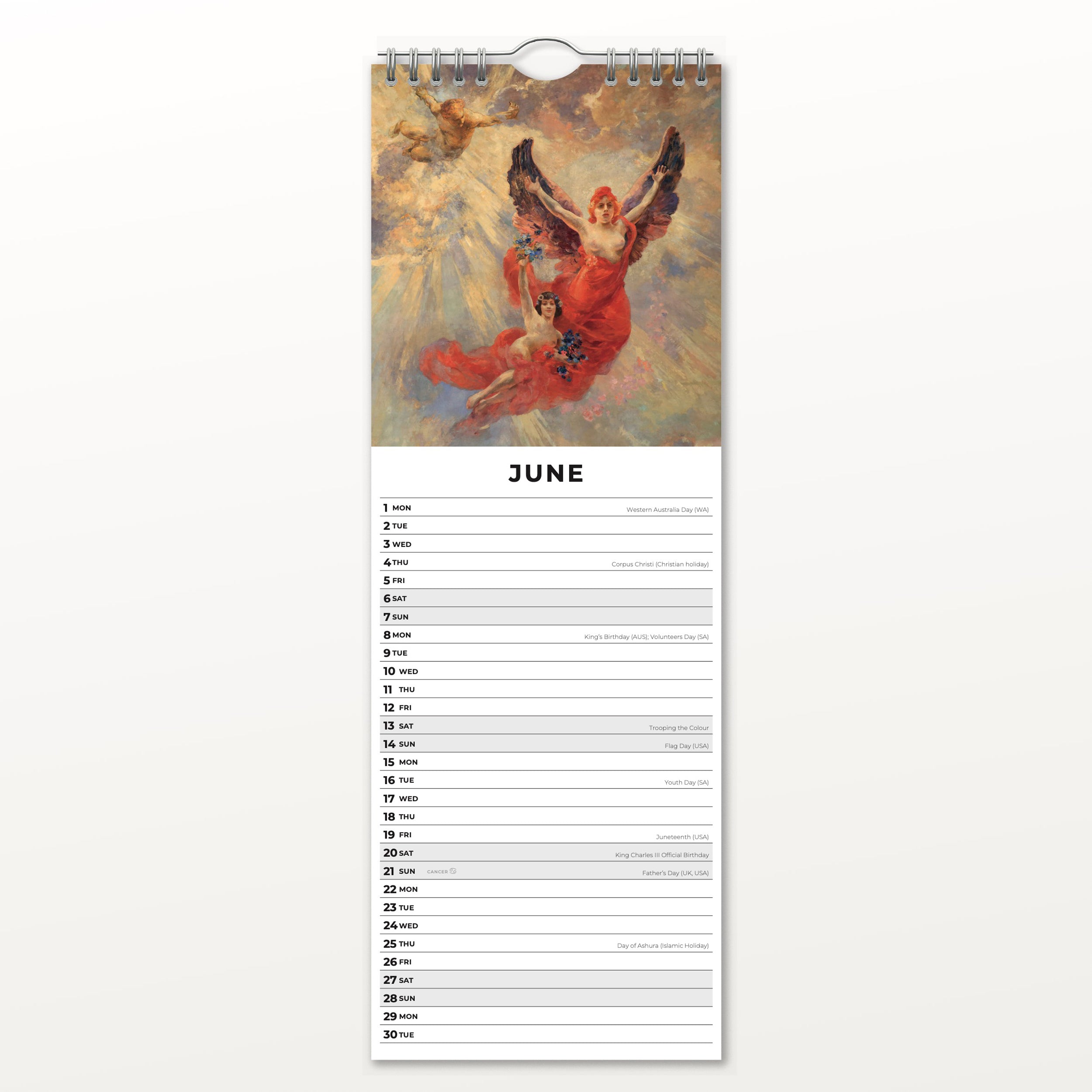 2026 Angels - Slim Wall Calendar