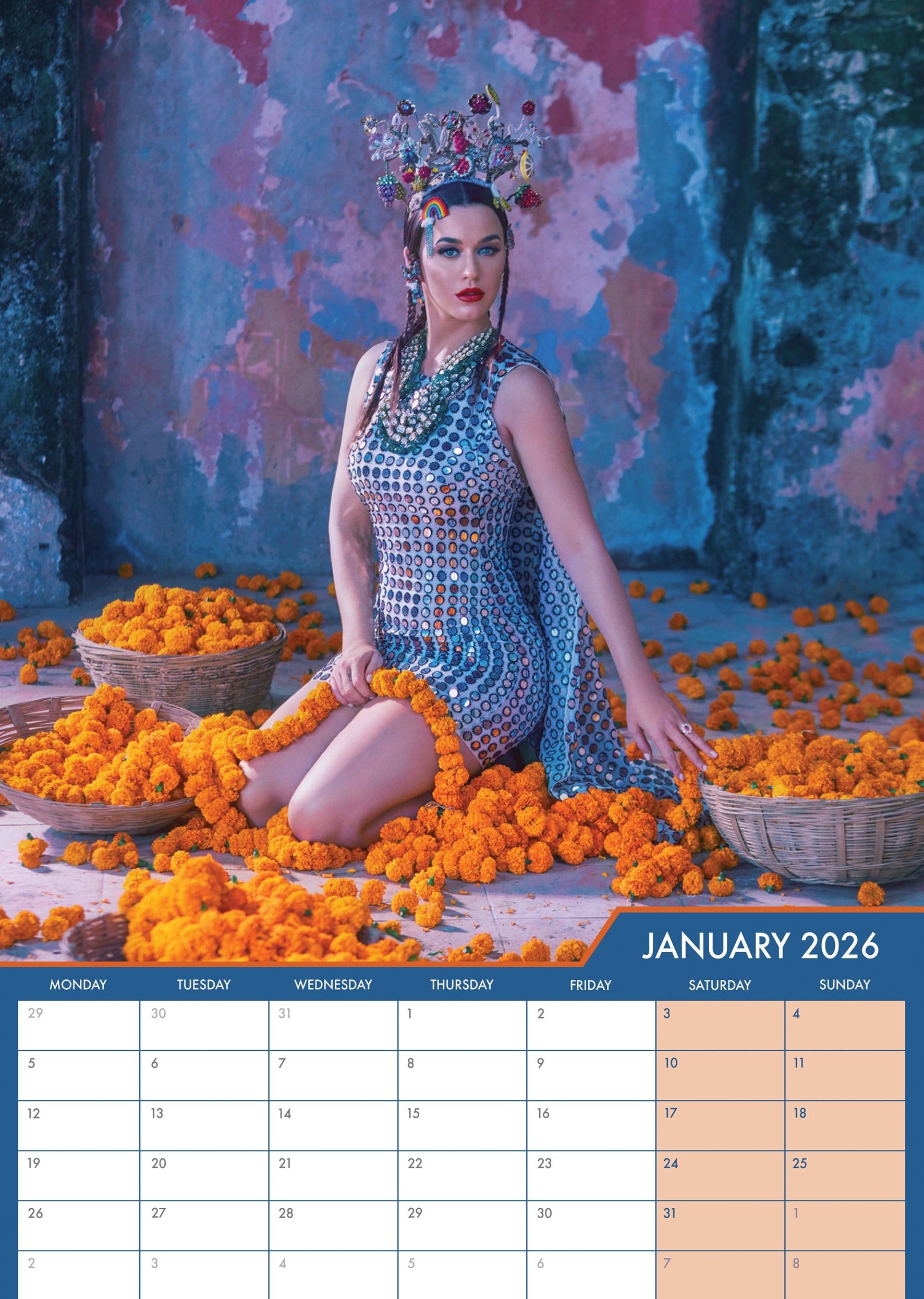 2026 Katy Perry - A3 Wall Calendar