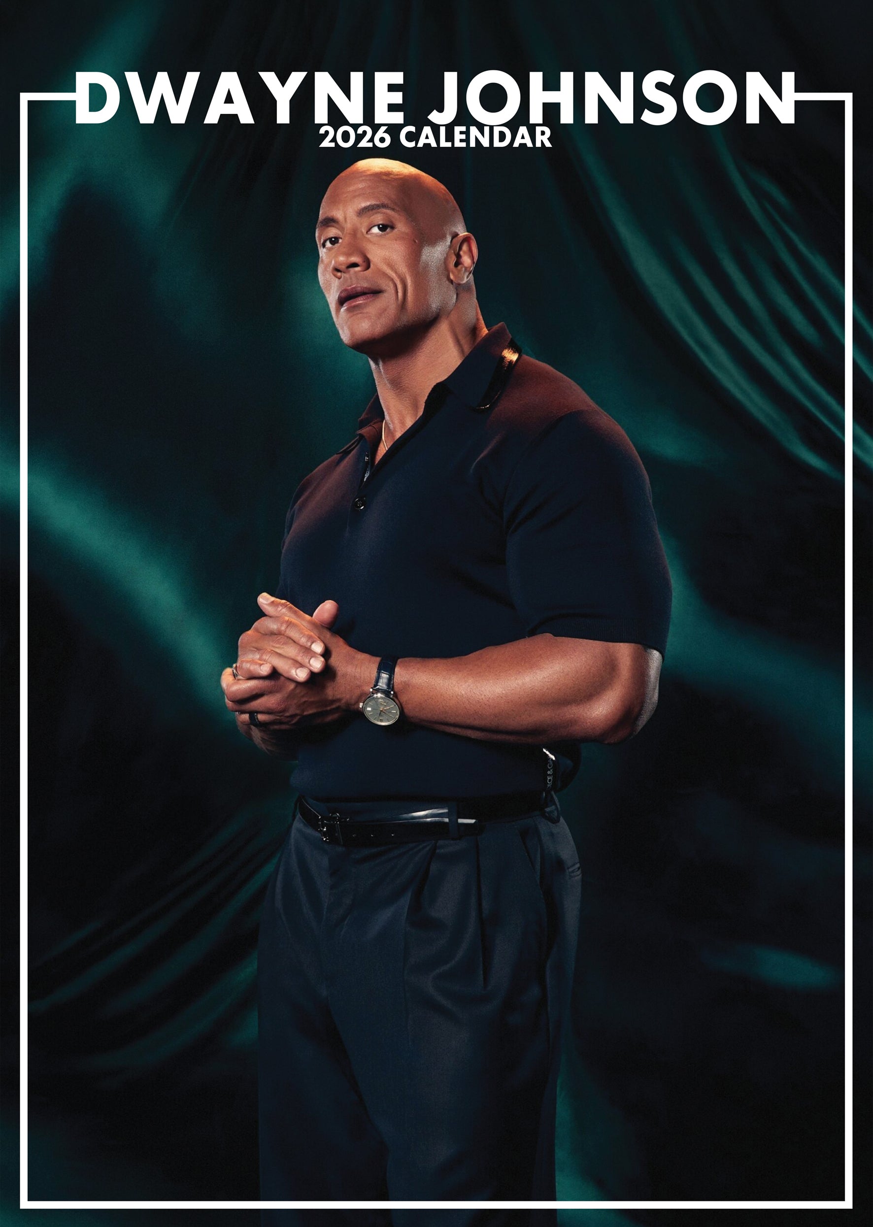2026 Dwayne Johnson - A3 Wall Calendar