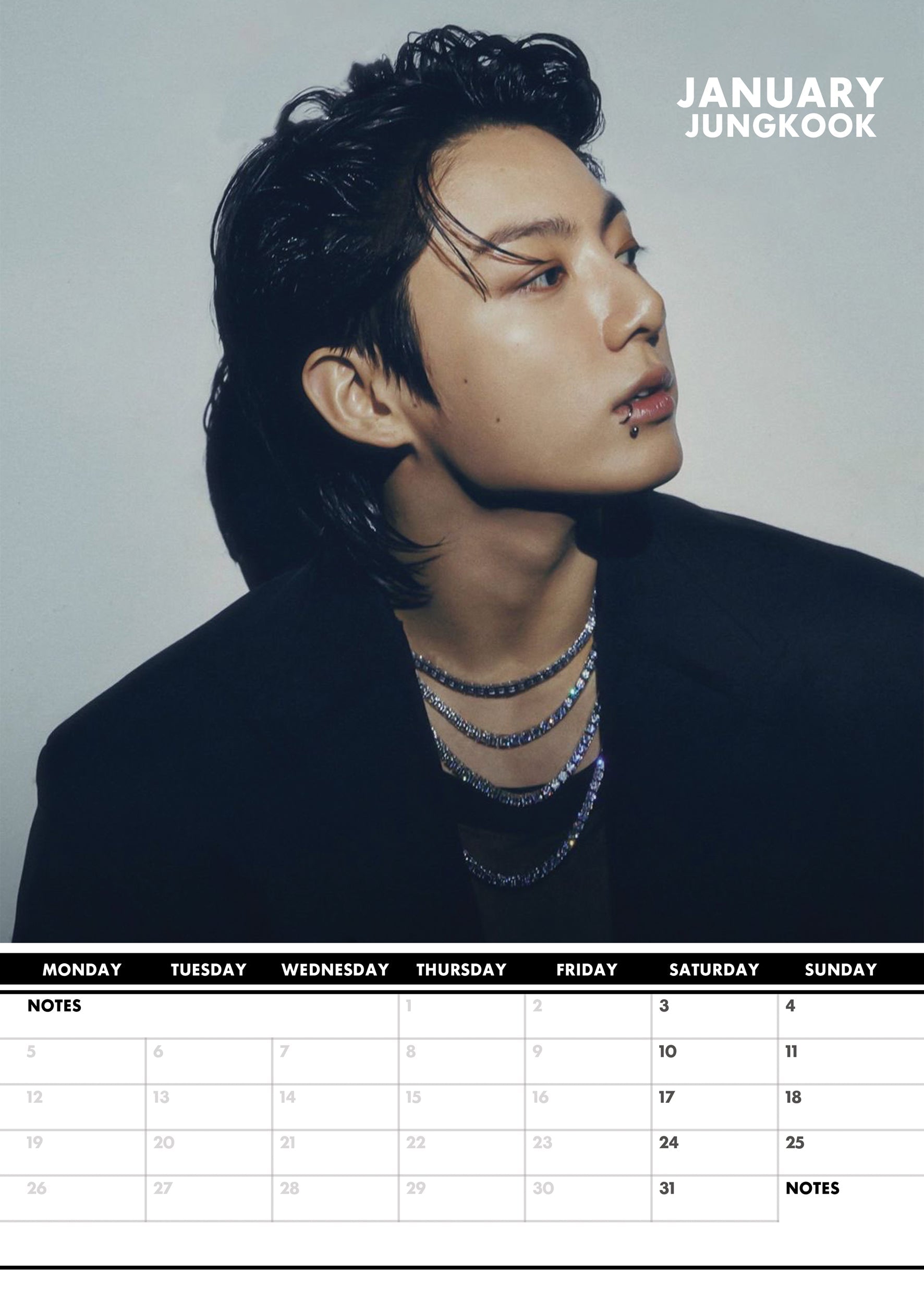 2026 BTS - A3 Wall Calendar