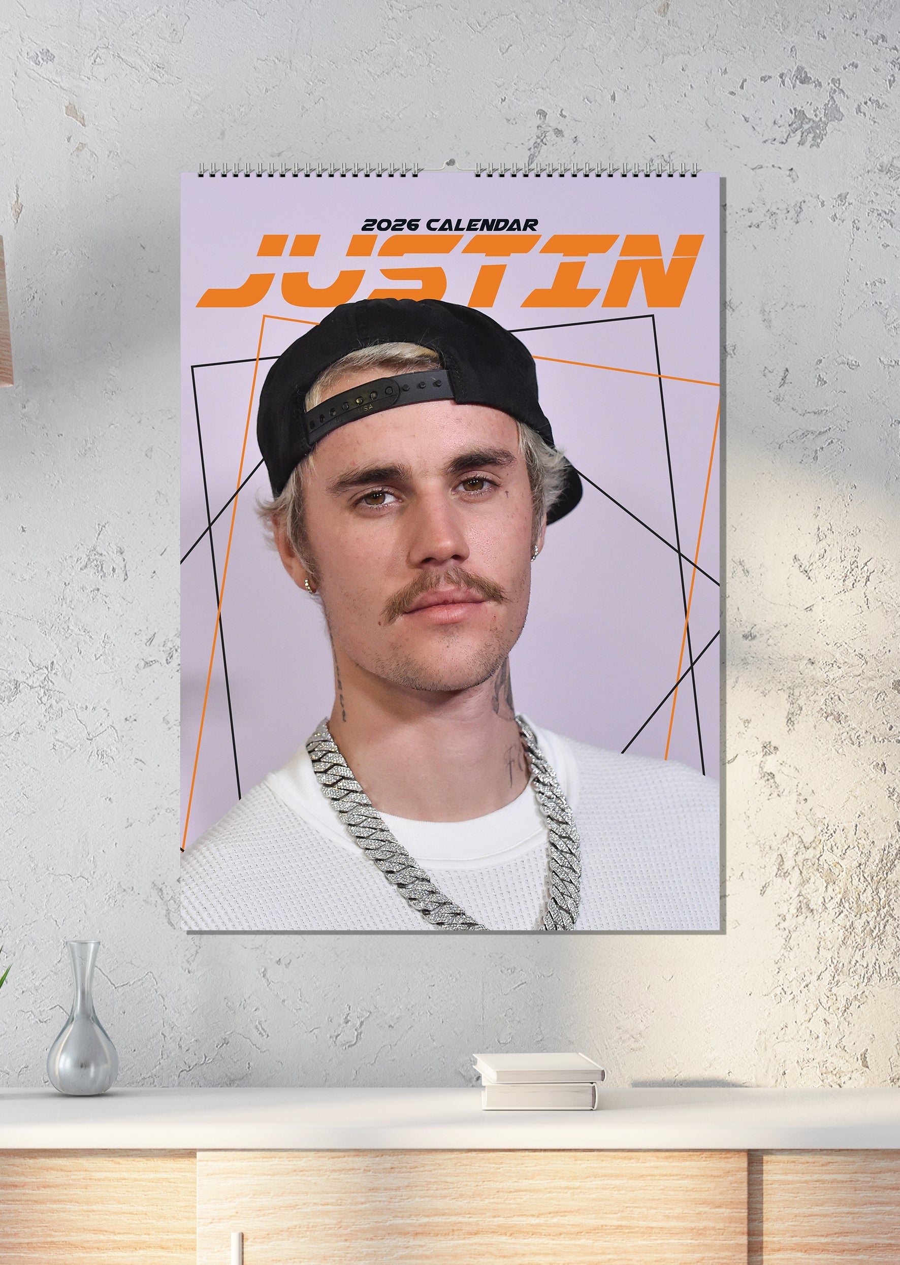 2026 Justin Bieber - A3 Wall Calendar