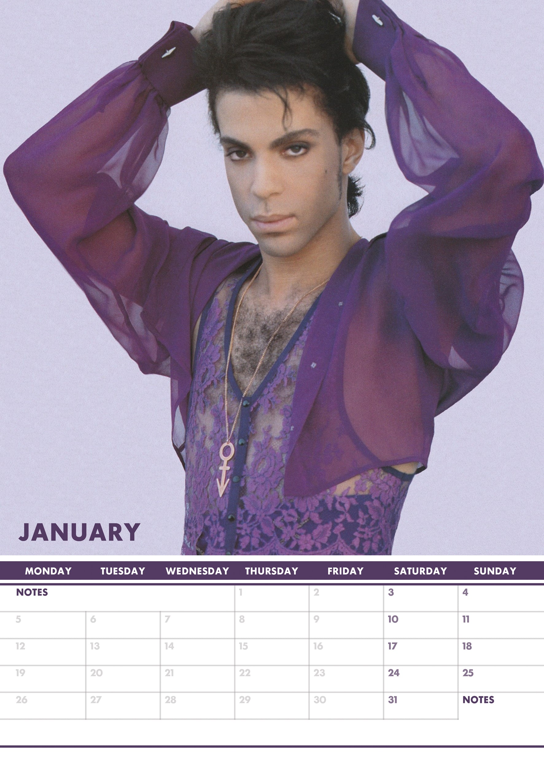 2026 Prince - A3 Wall Calendar