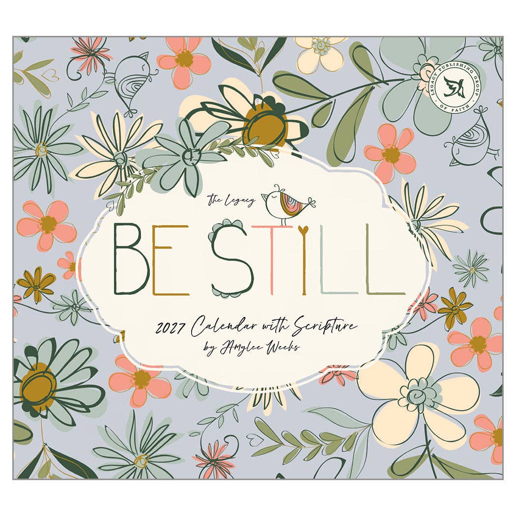 2027 Be Still - Scripture - Deluxe Wall Calendar