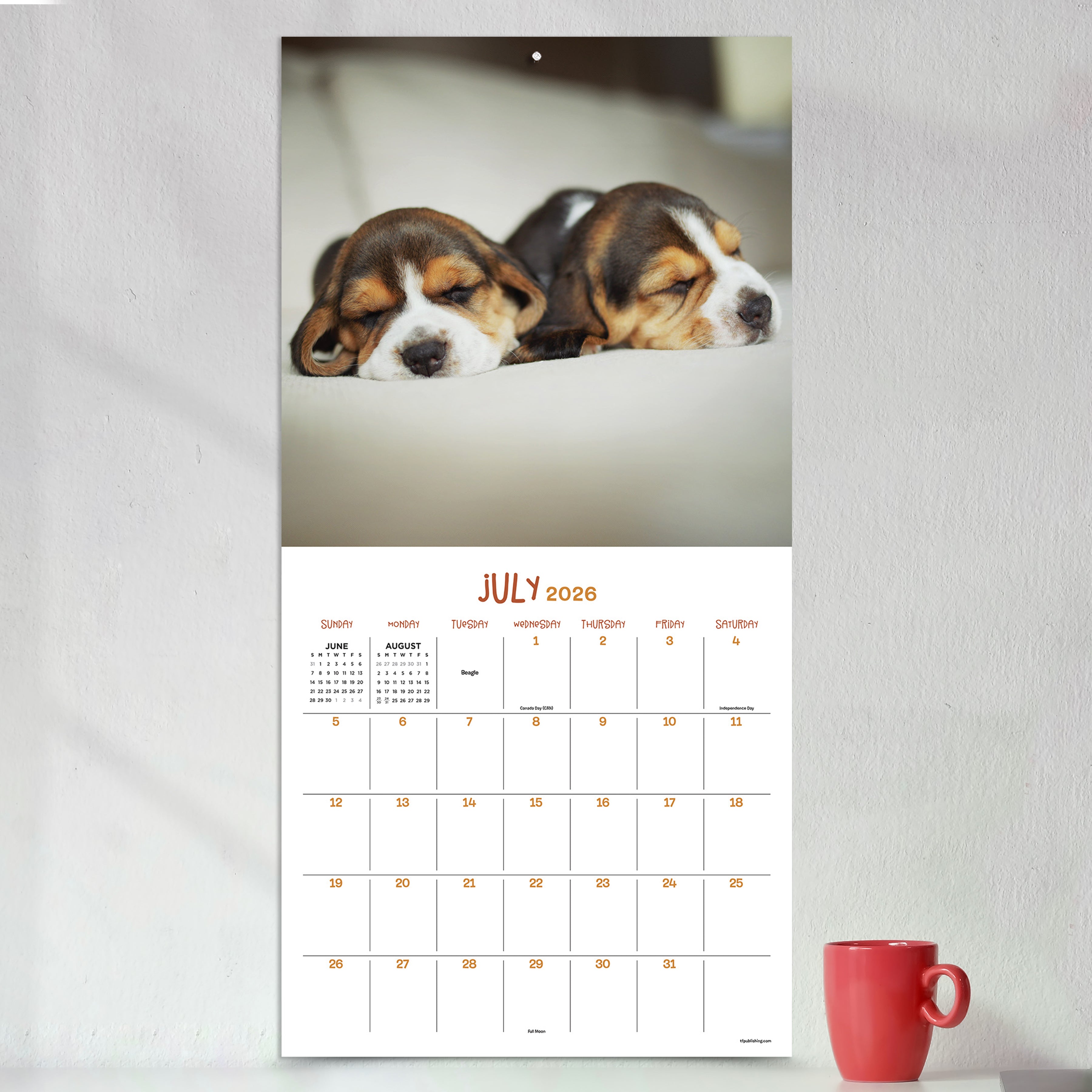 2026 Dog Dreams - Square Wall Calendar