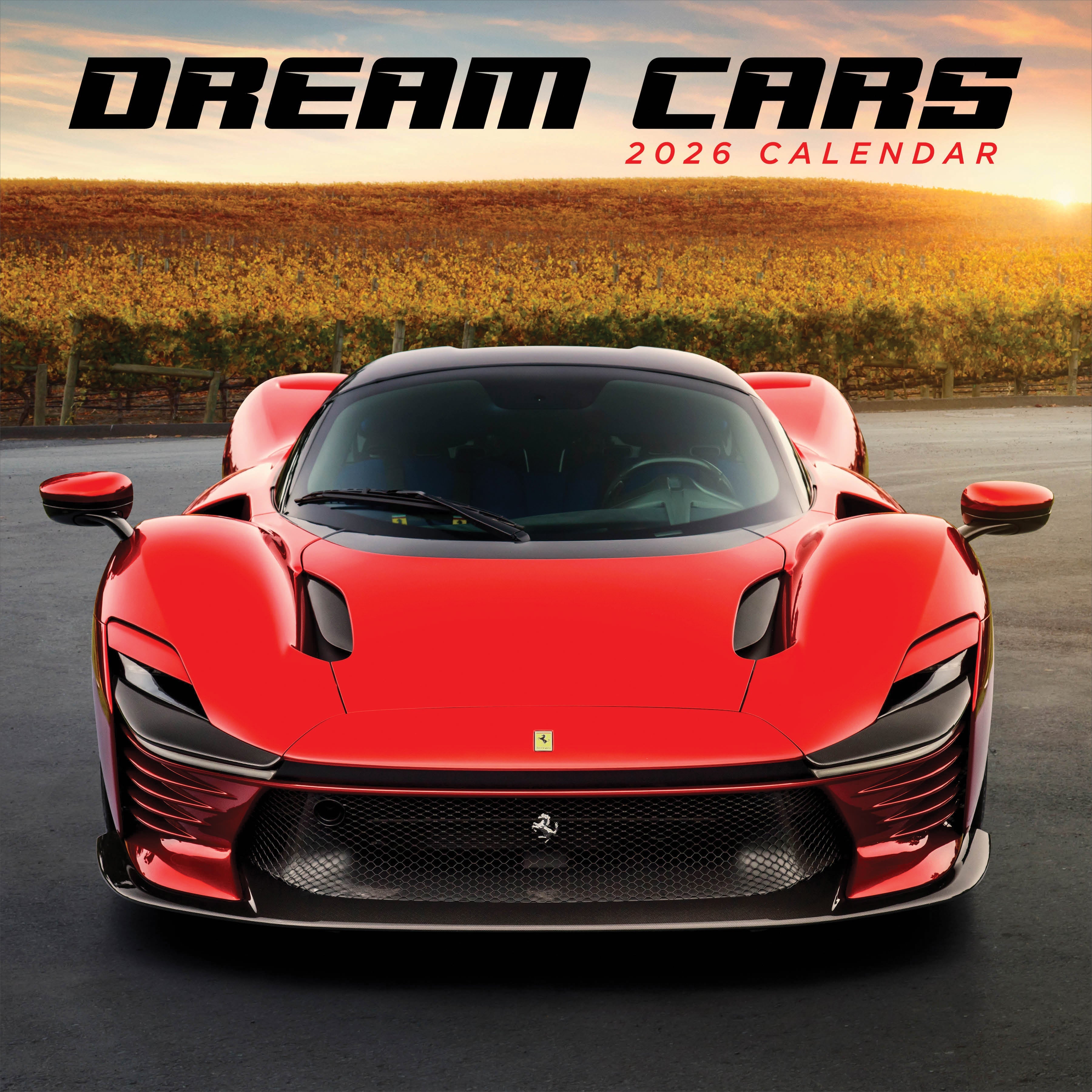 2026 Dream Cars - Square Wall Calendar