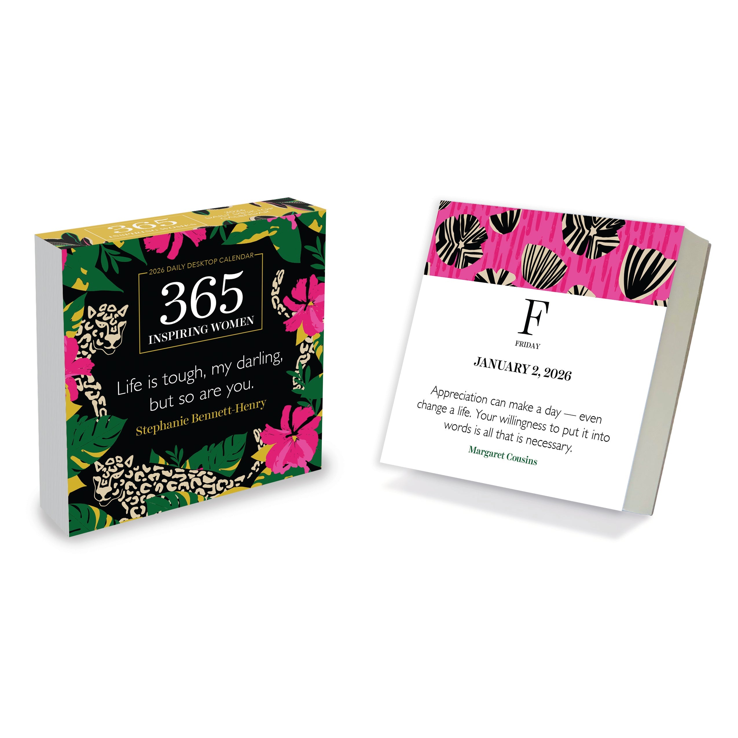 2026 365 Inspiring Women - Daily Boxed Page-A-Day Calendar