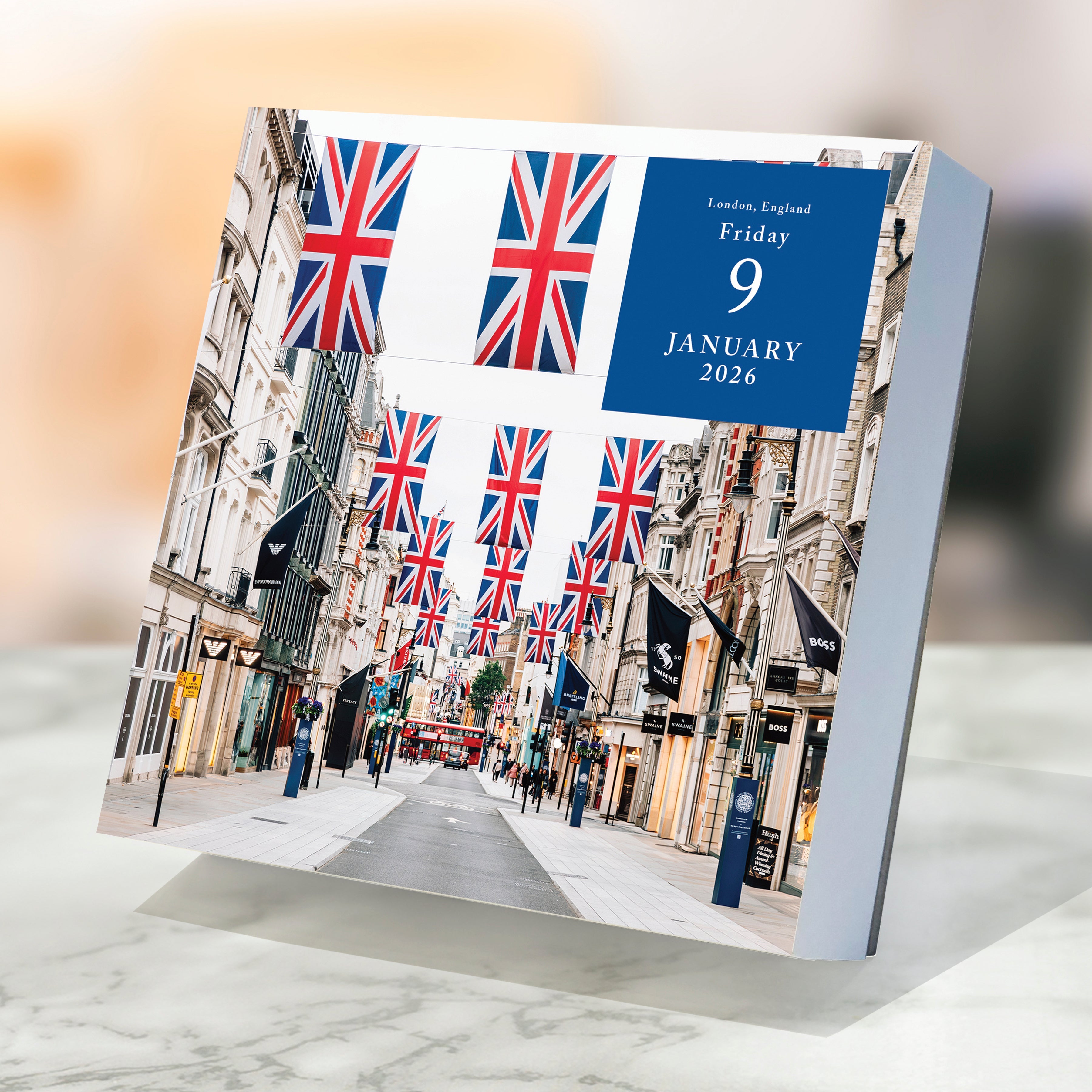 2026 World Travel - Daily Boxed Page-A-Day Calendar