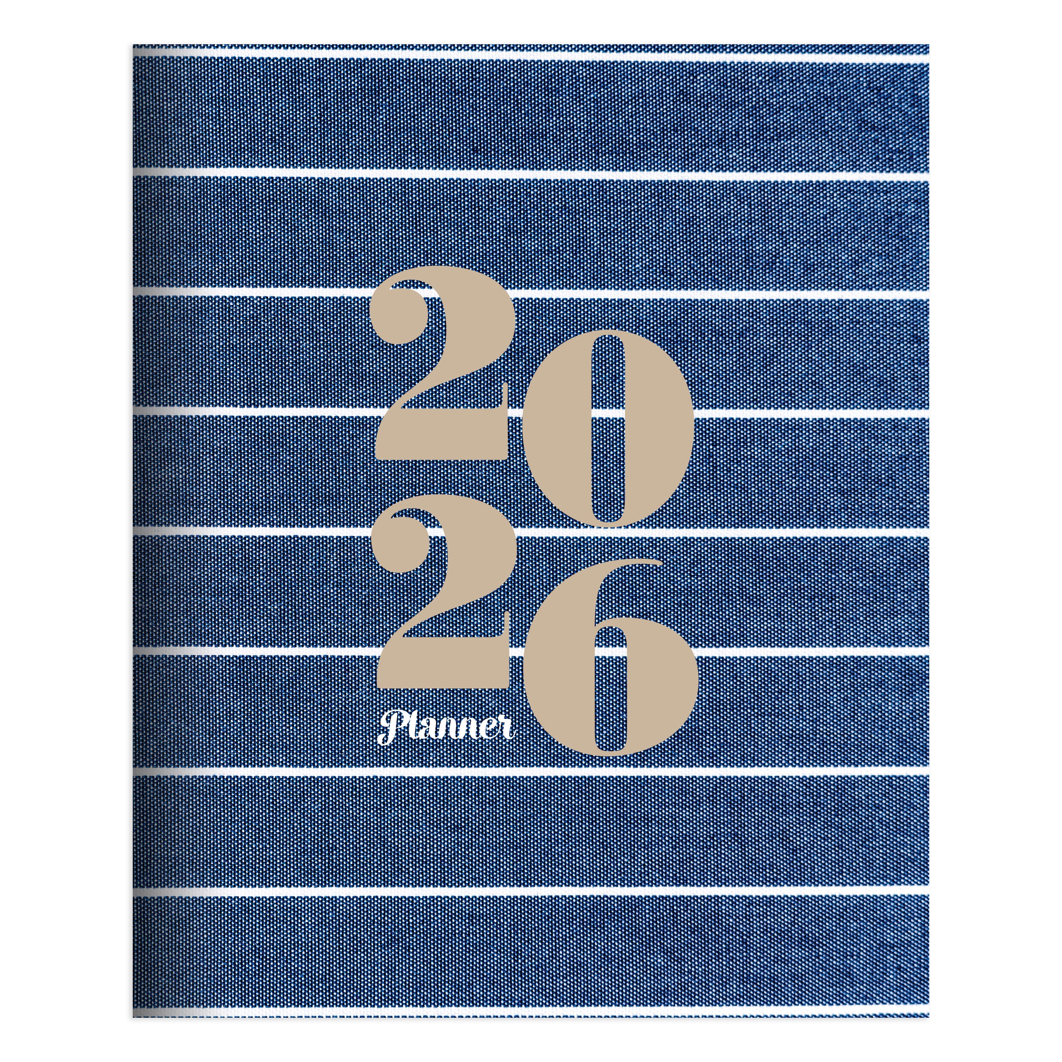 2026 Denim - Large Monthly Diary/Planner