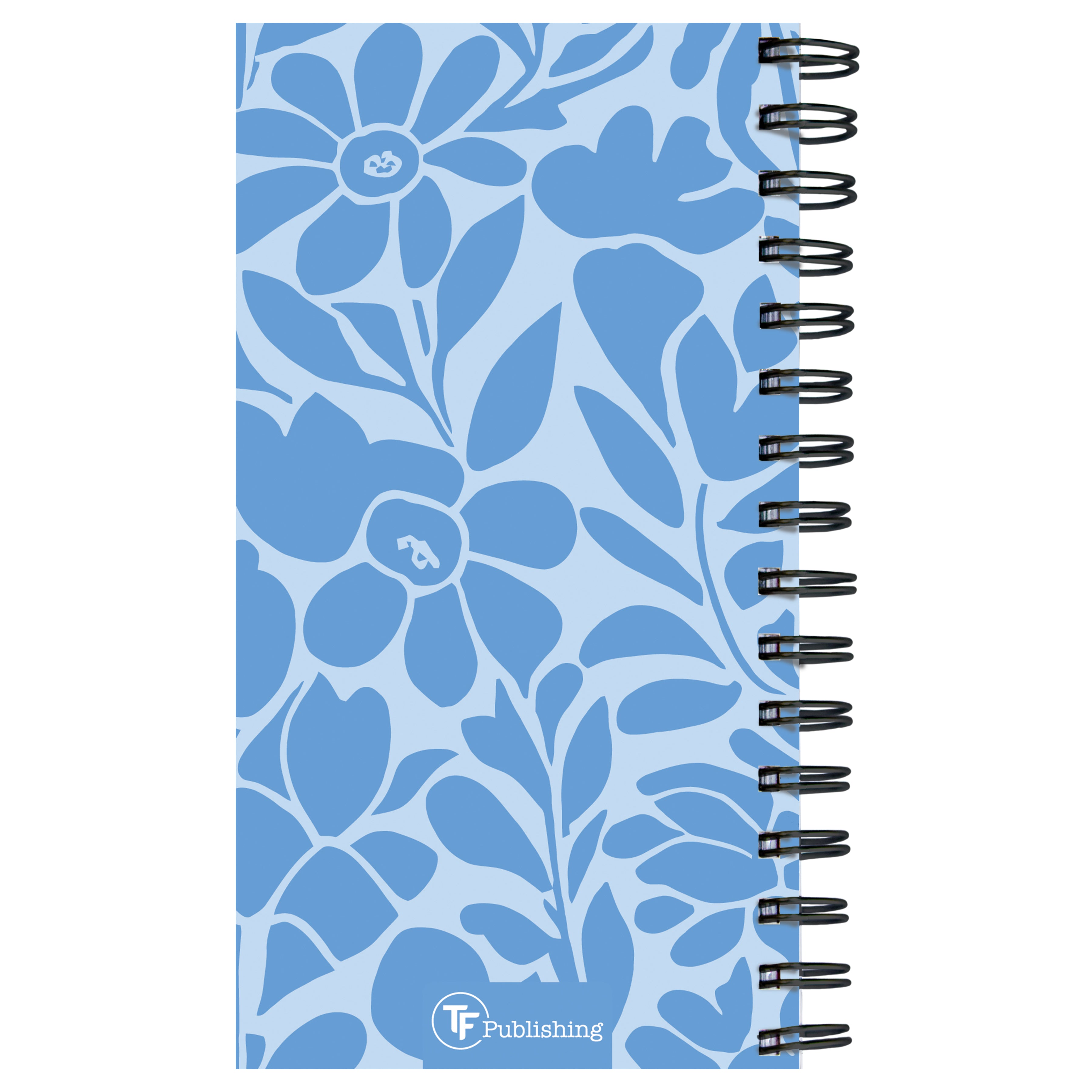 2026 Blue Blooms - Small Monthly & Weekly Pocket Diary/Planner
