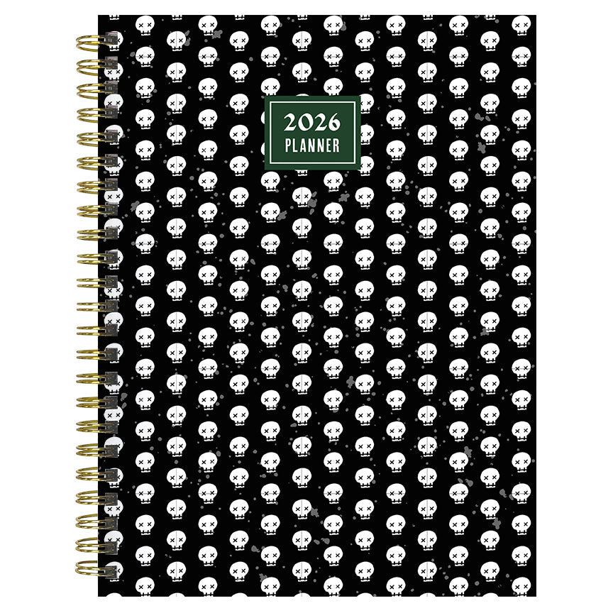 2026 Skulls & Spells - Medium Monthly & Weekly Pocket Diary/Planner