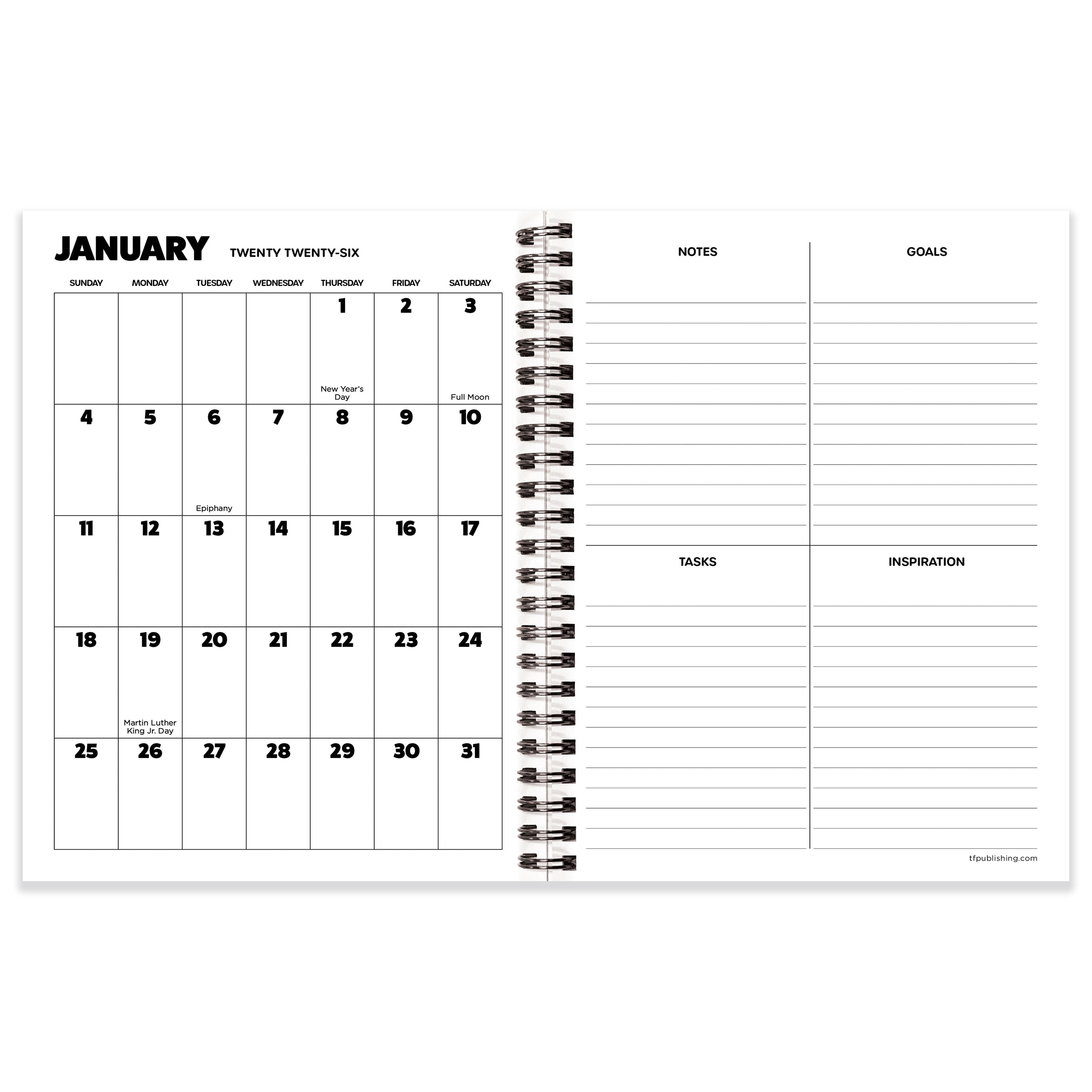 2026 This is Fine - Medium Monthly & Weekly Pocket Diary/Planner