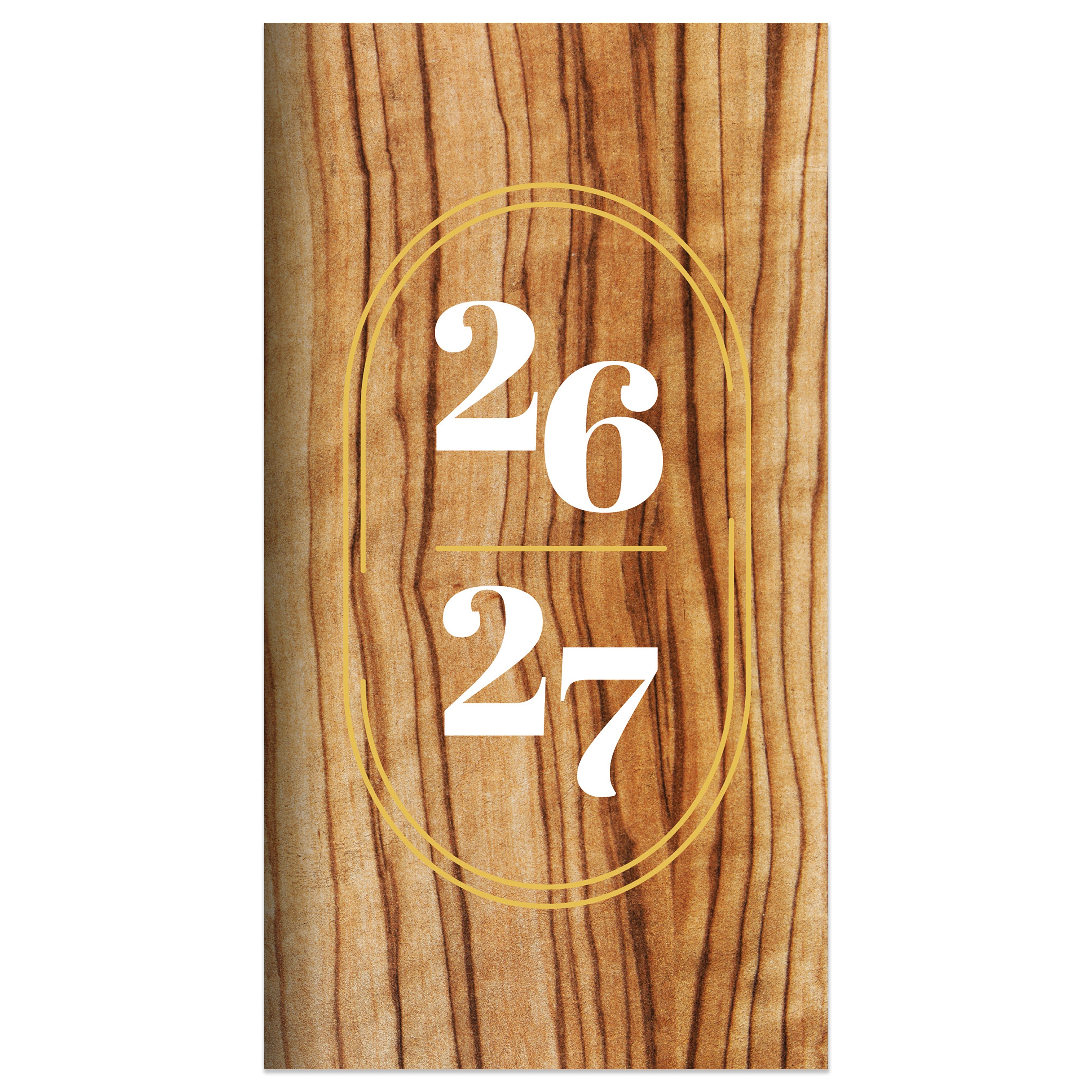 2026-2027 Classic Oak - Small Monthly Pocket Diary/Planner