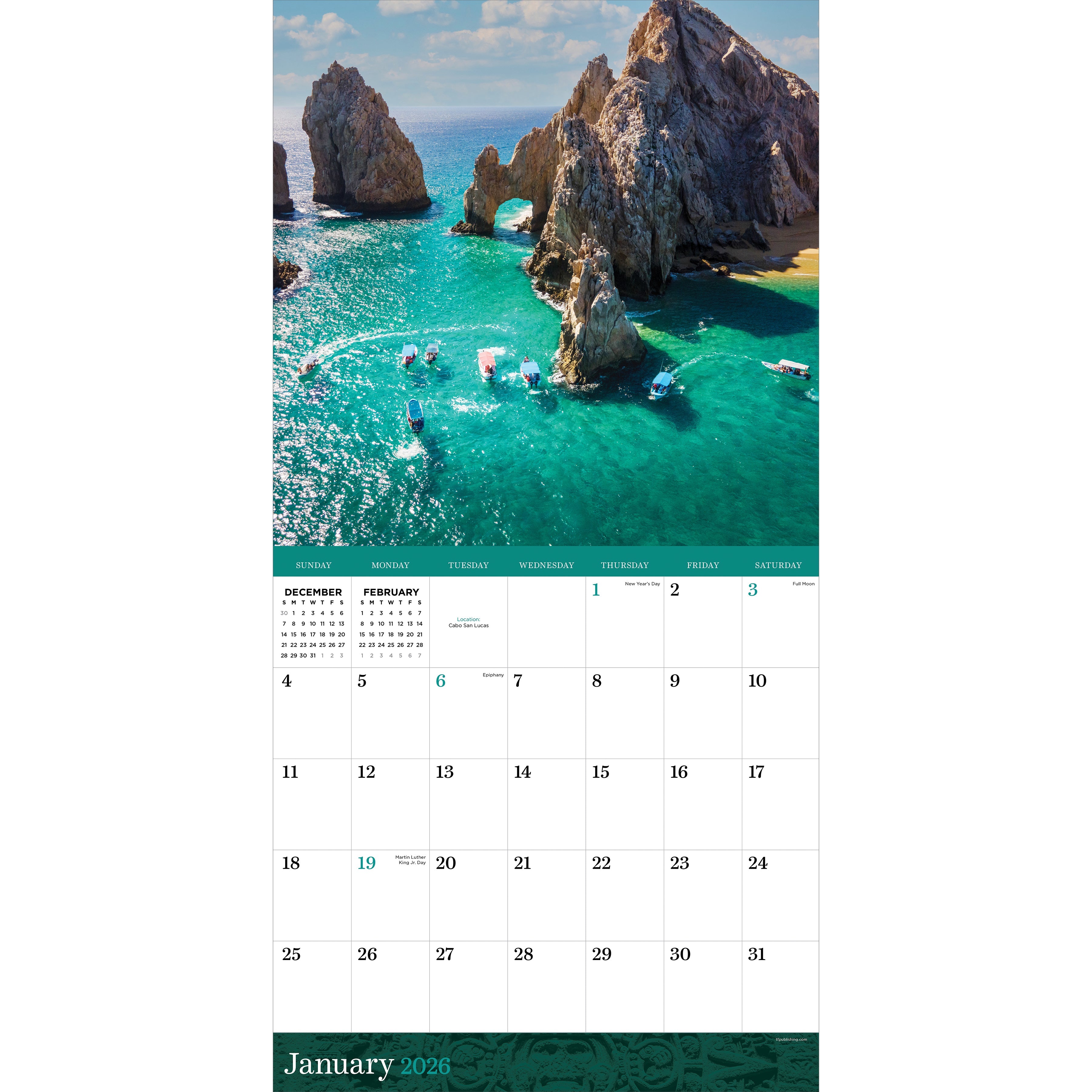 2026 Mexico - Square Wall Calendar