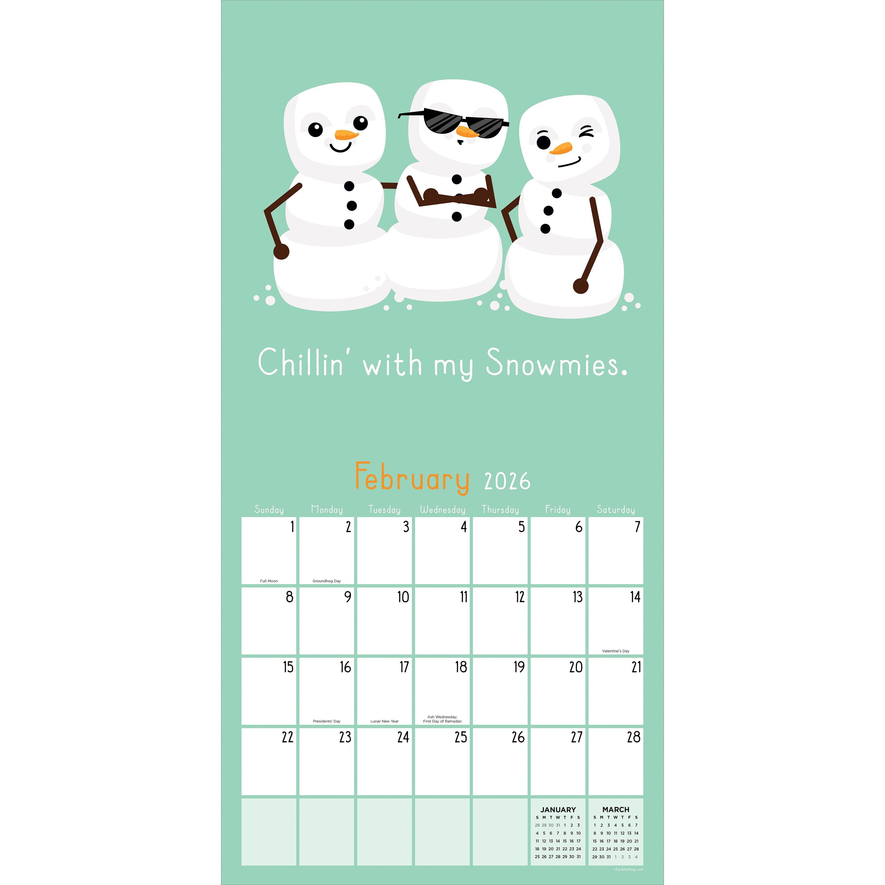2026 Puns of Fun - Square Wall Calendar
