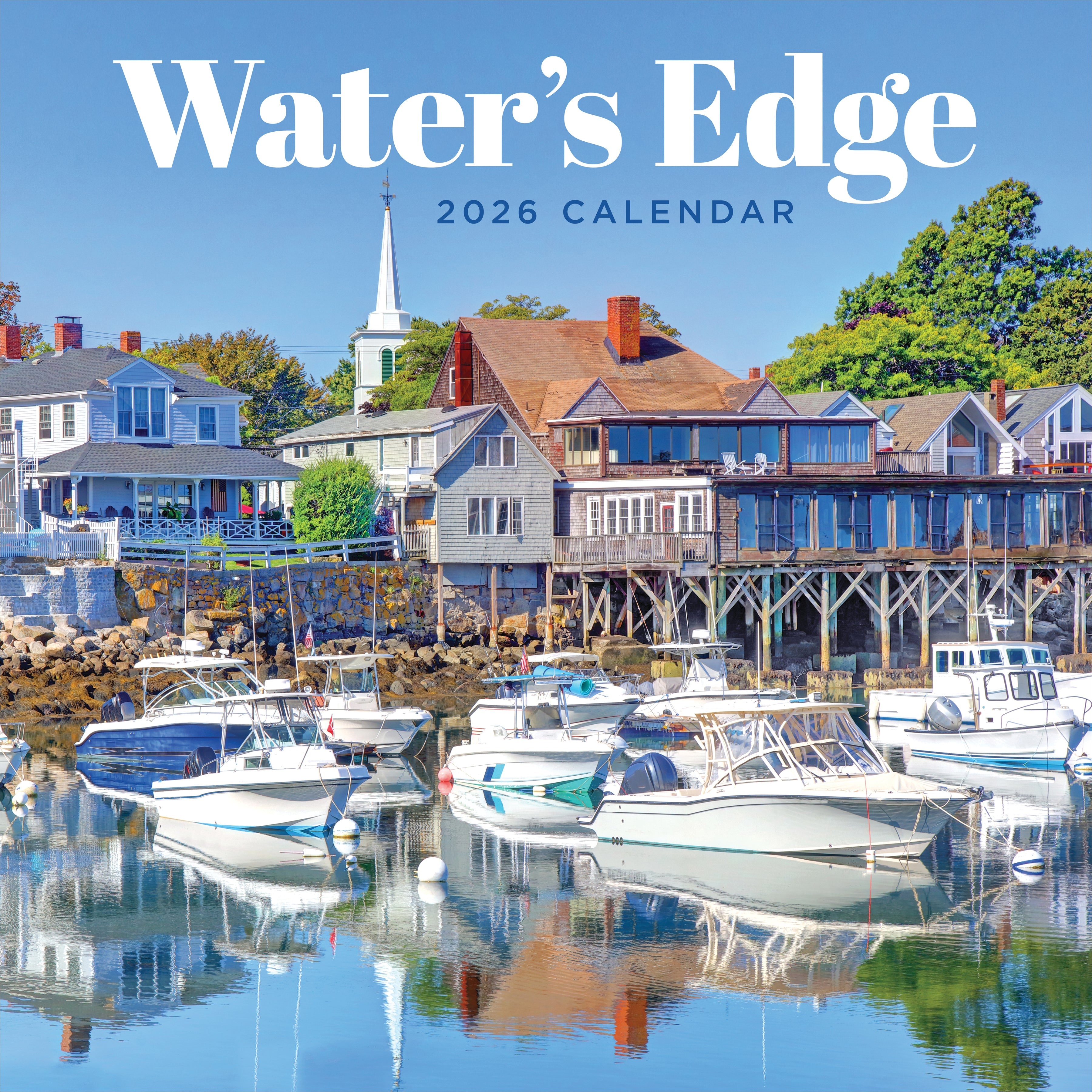 2026 Water's Edge - Square Wall Calendar