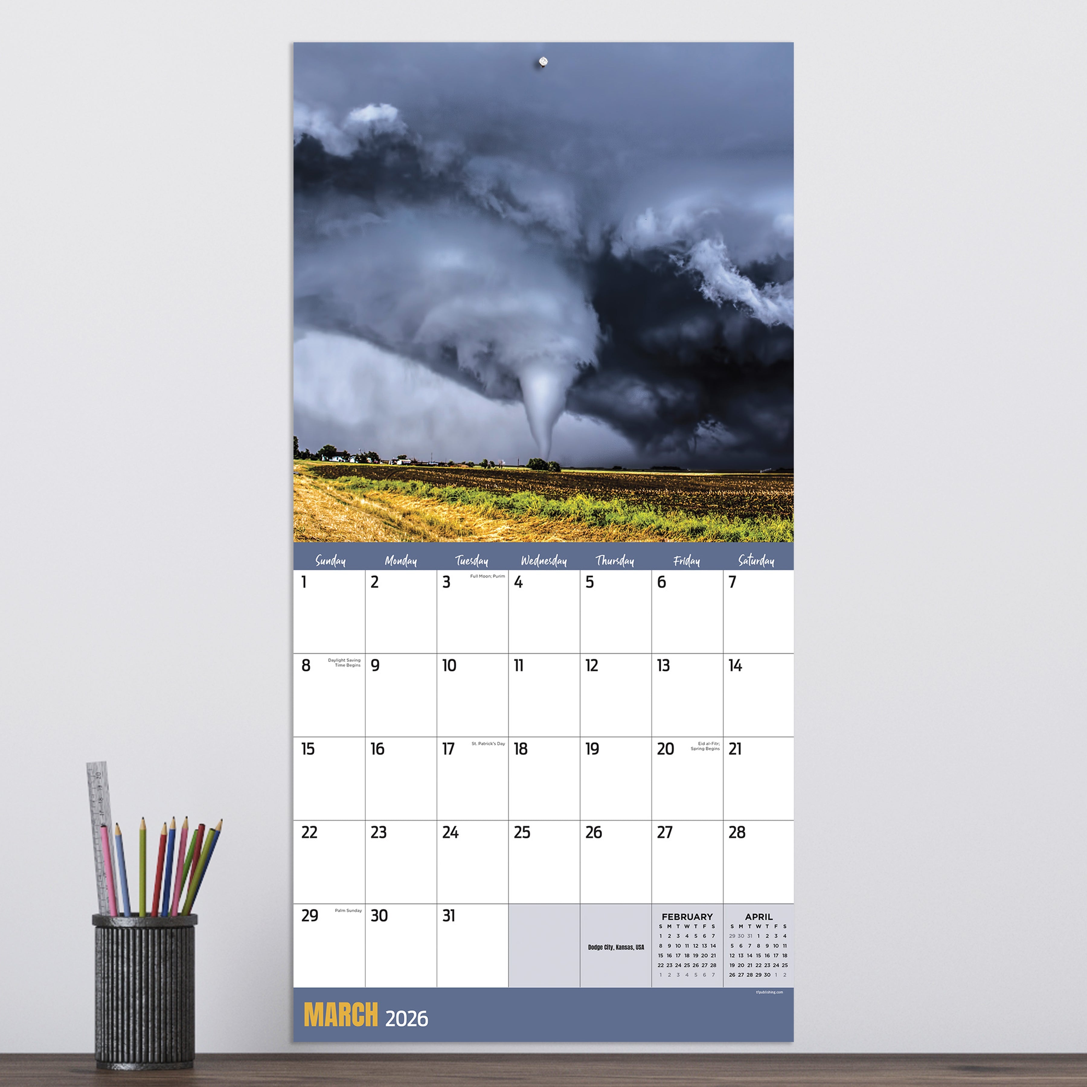 2026 Weather - Square Wall Calendar