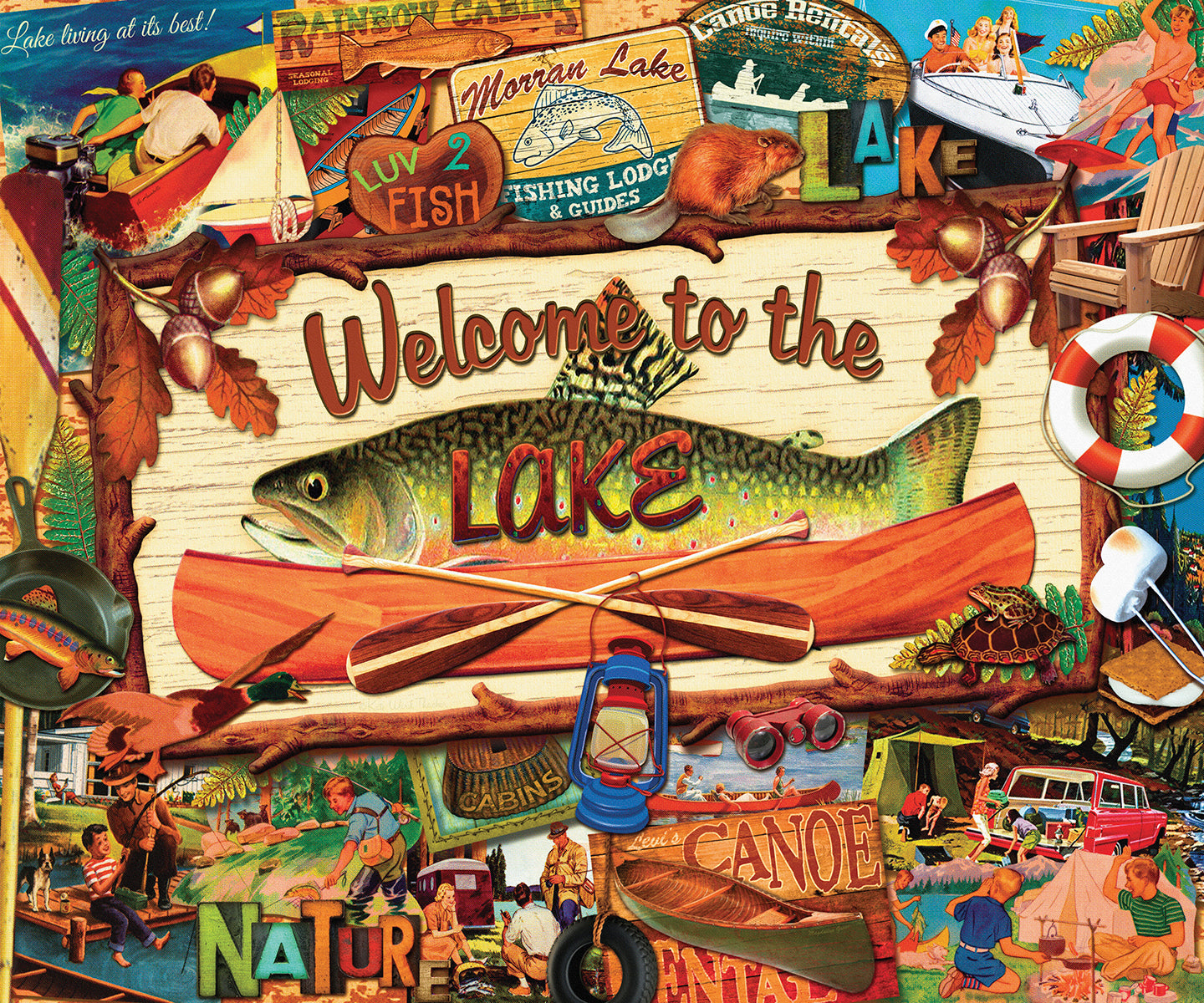 Welcome To the Lake 1000 Piece - Jigsaw Puzzle