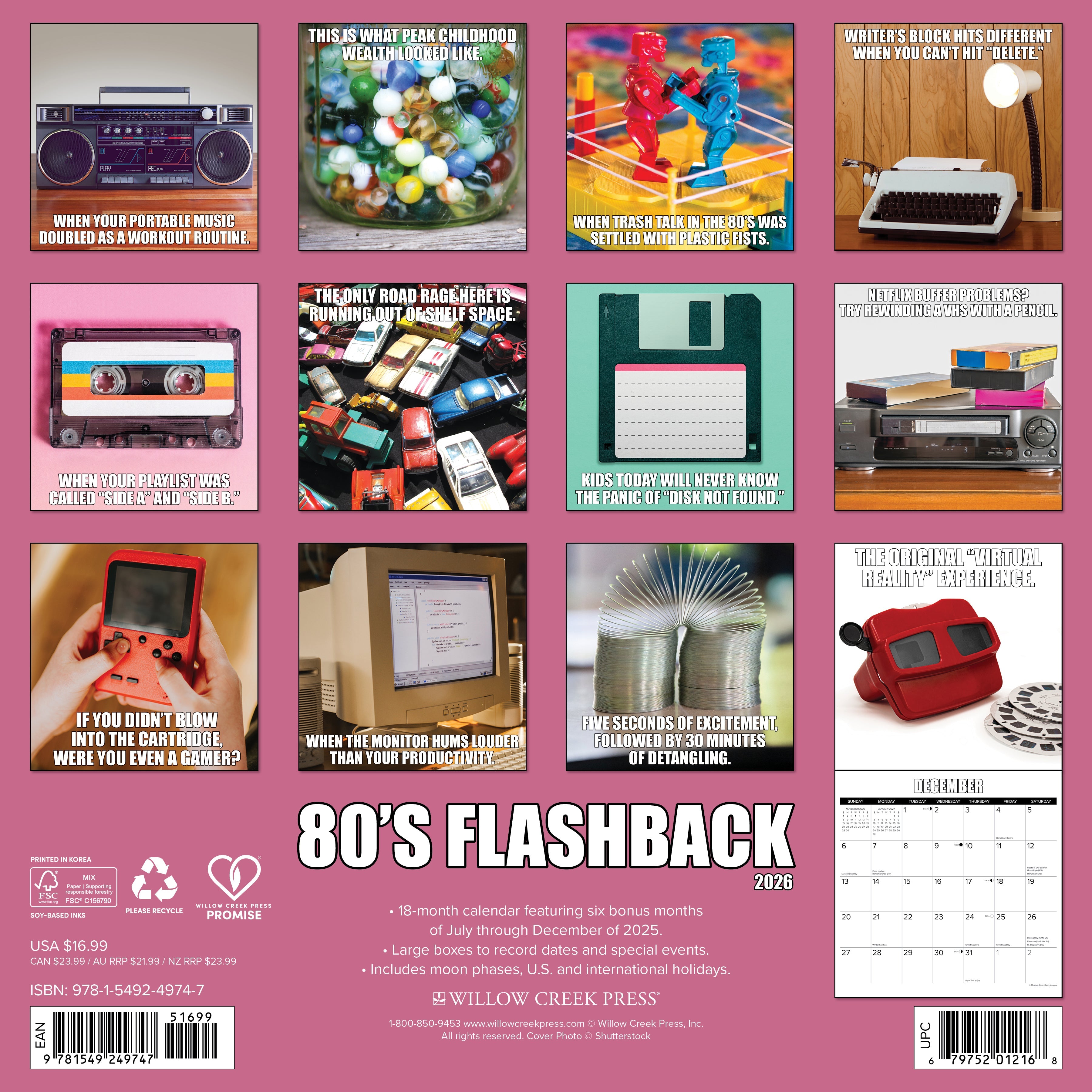 2026 80's Flashback - Square Wall