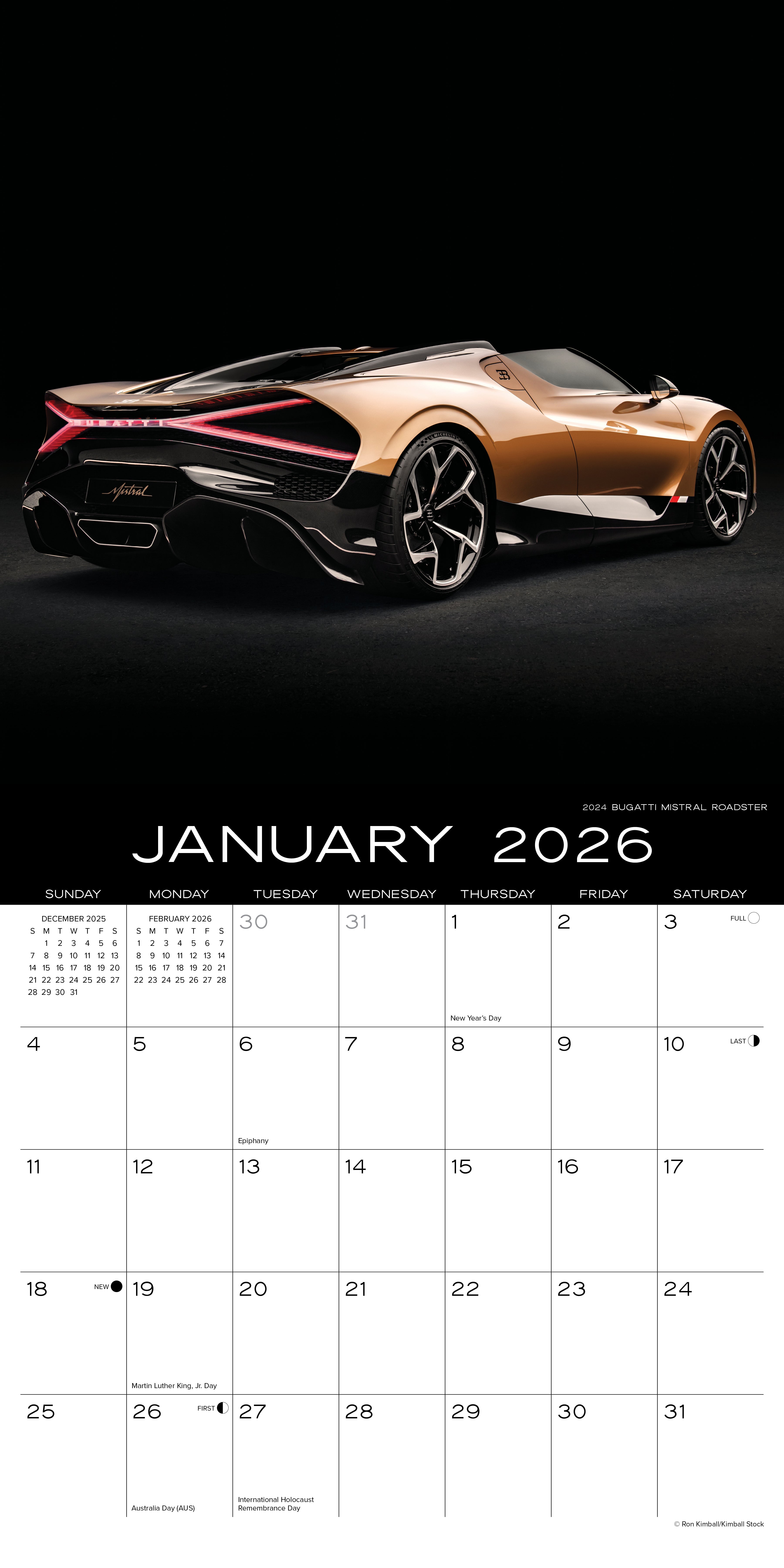 2026 Dream Cars - Square Wall