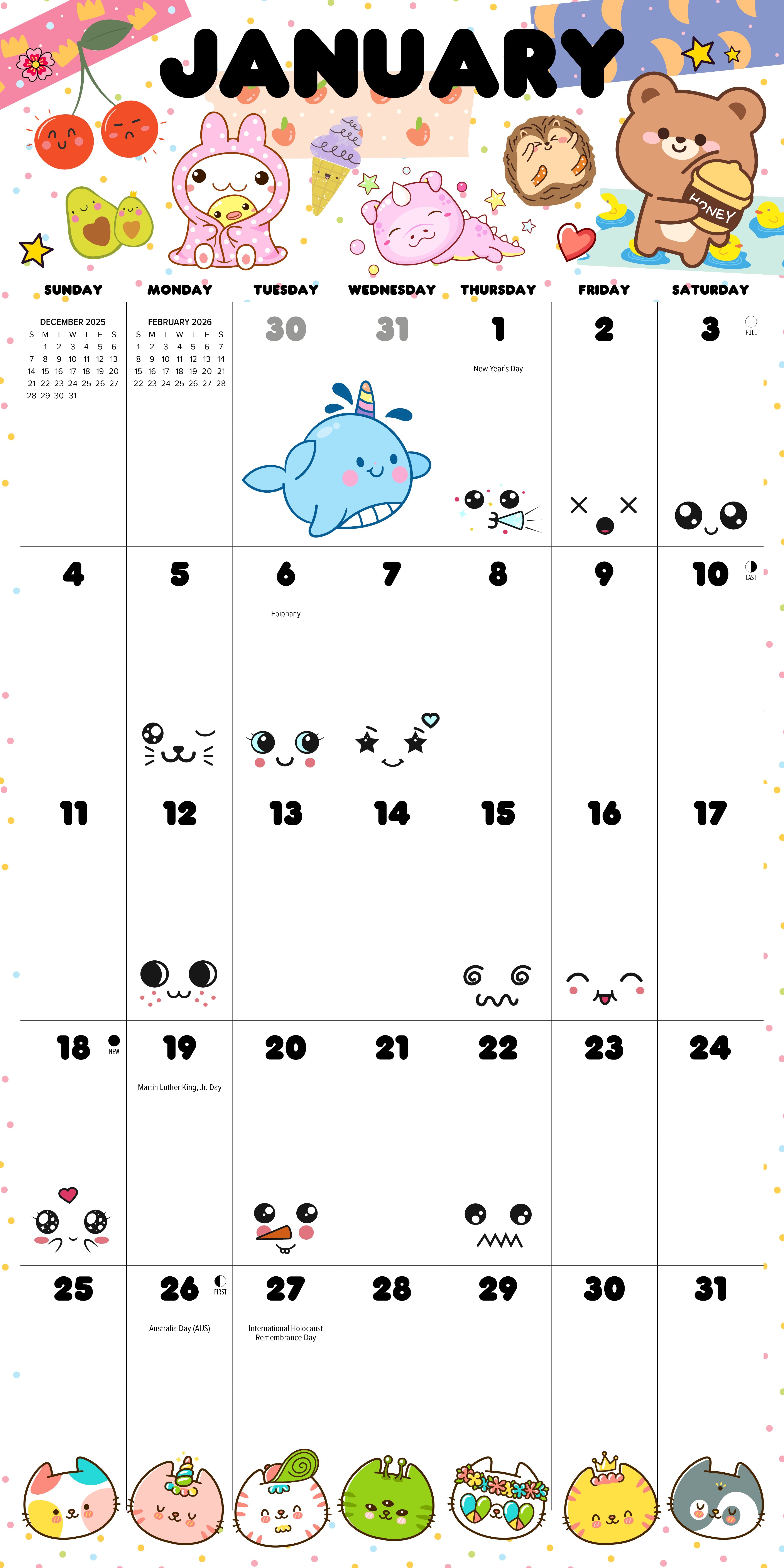 2026 Kawaii - Square Wall