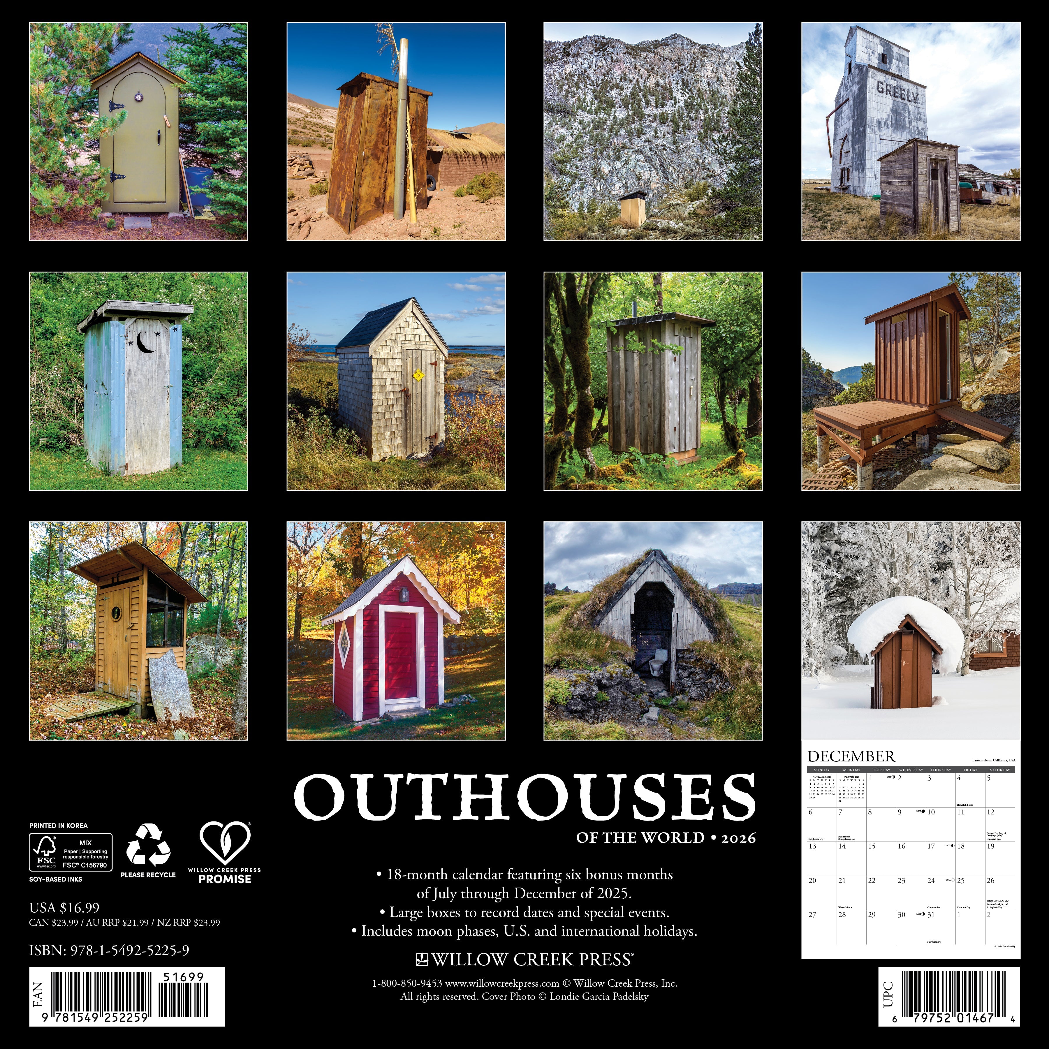 2026 Outhouses - Square Wall