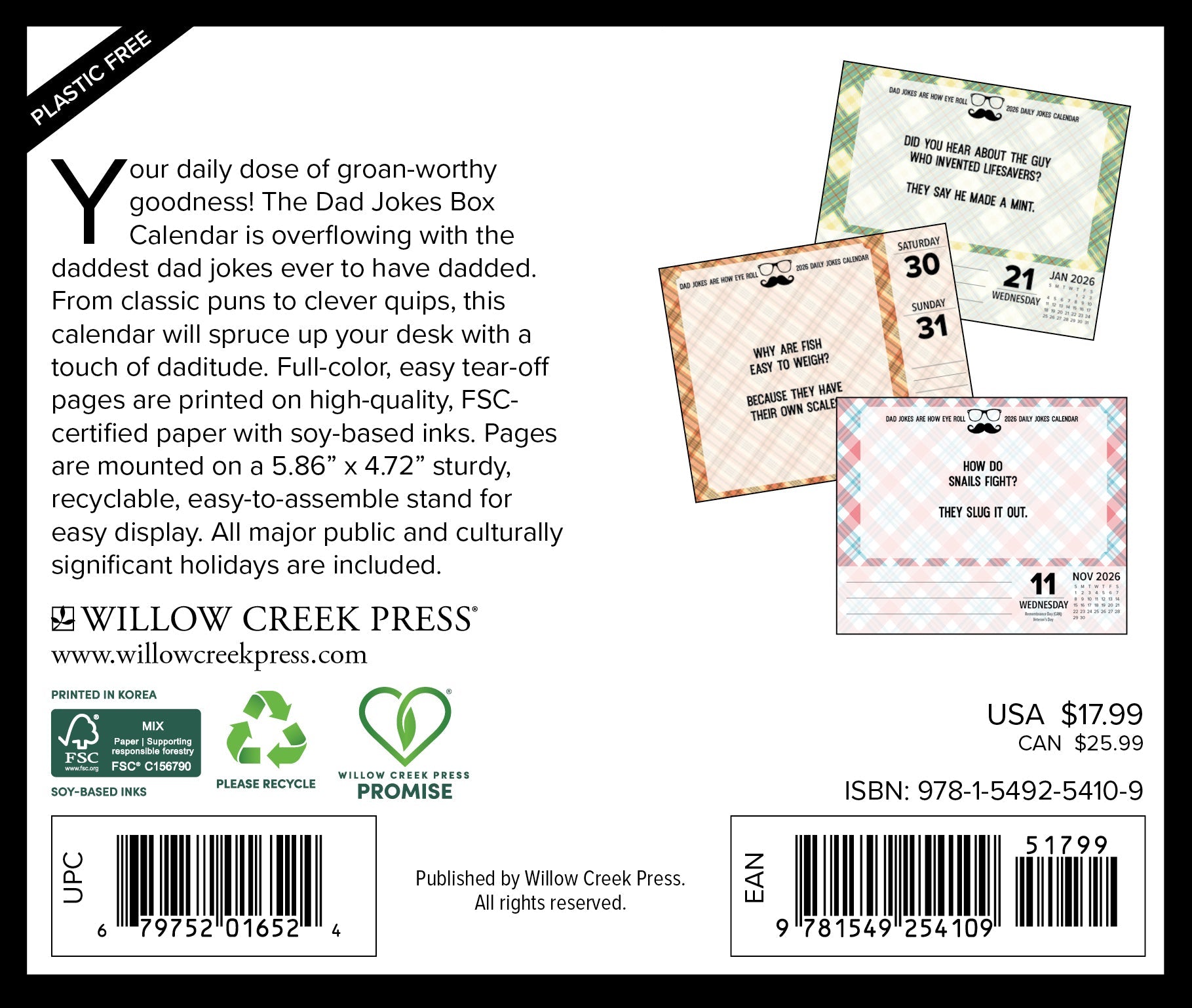 2026 Dad Jokes - Boxed Page-A-Day