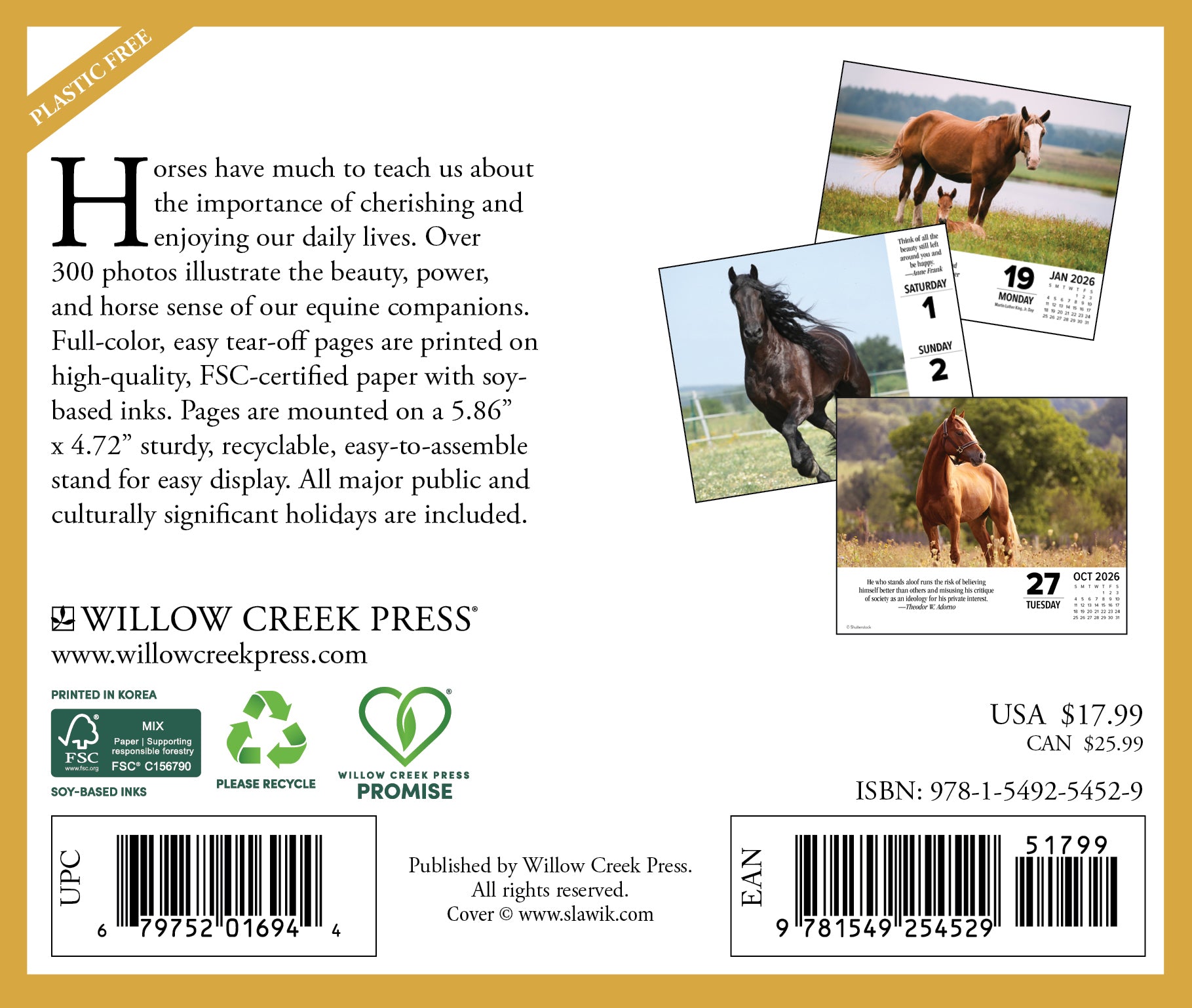 2026 What Horses Teach Us - Boxed Page-A-Day