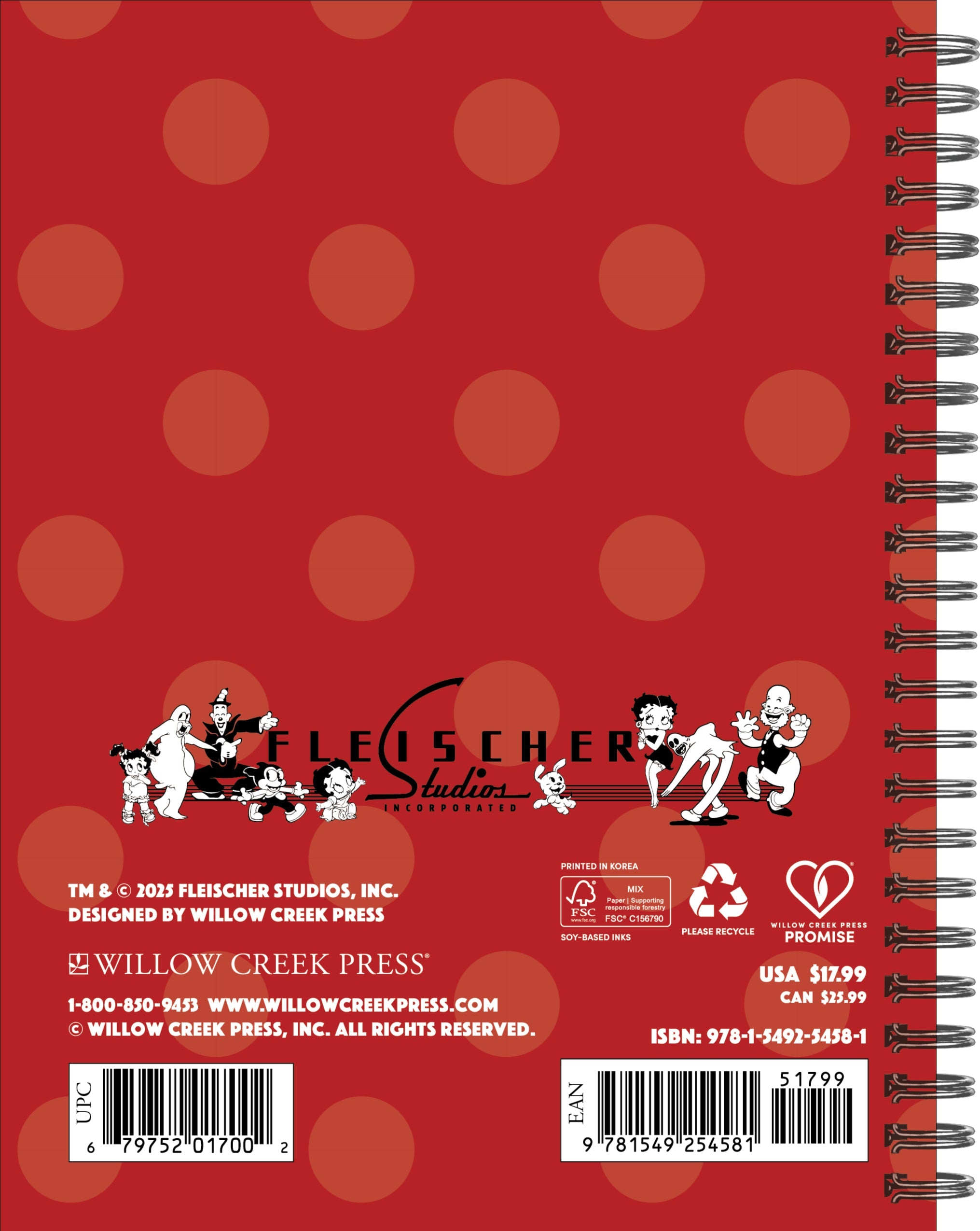 2026 Betty Boop - Weekly Diary/Planner