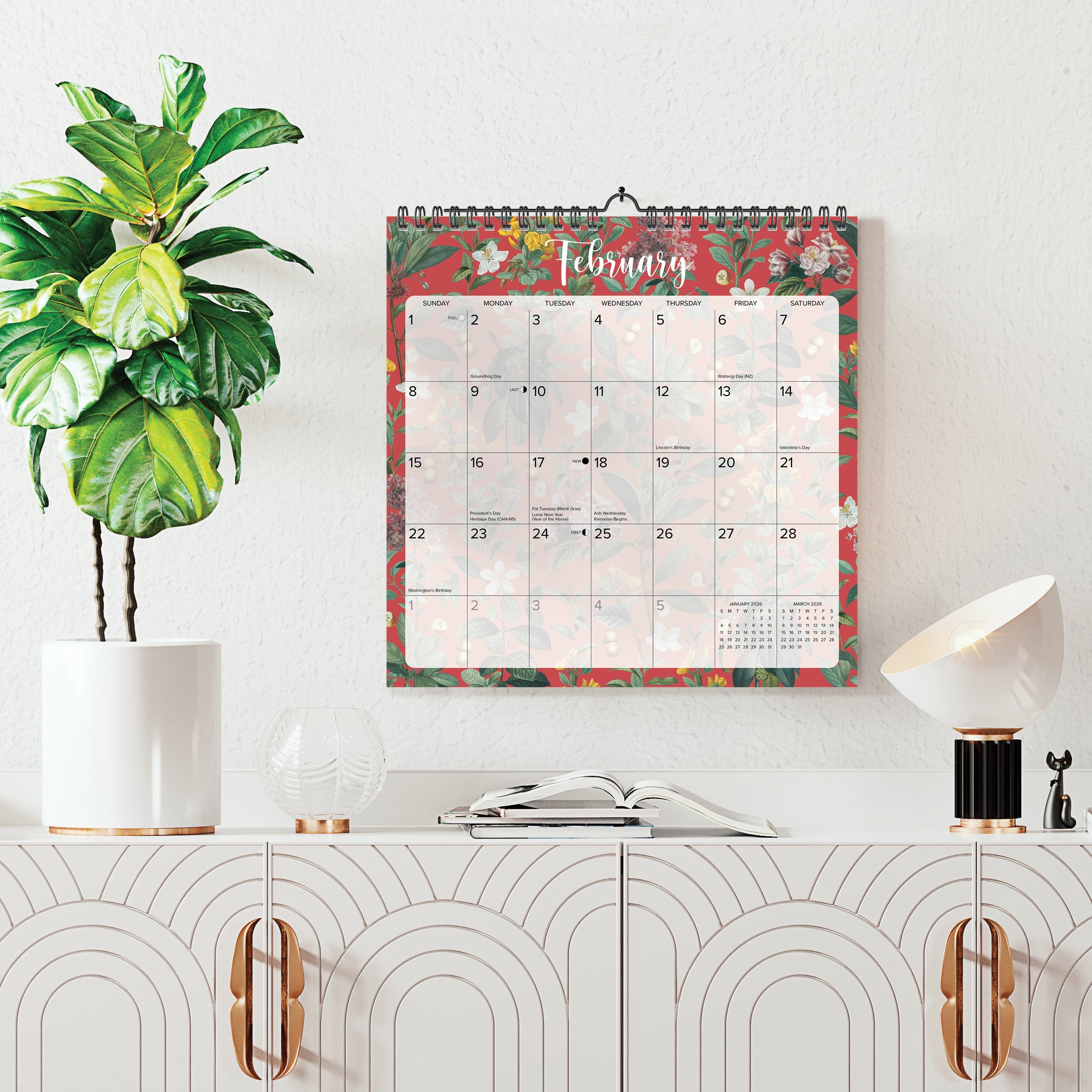 2026 Botanical Nature - Square Wall