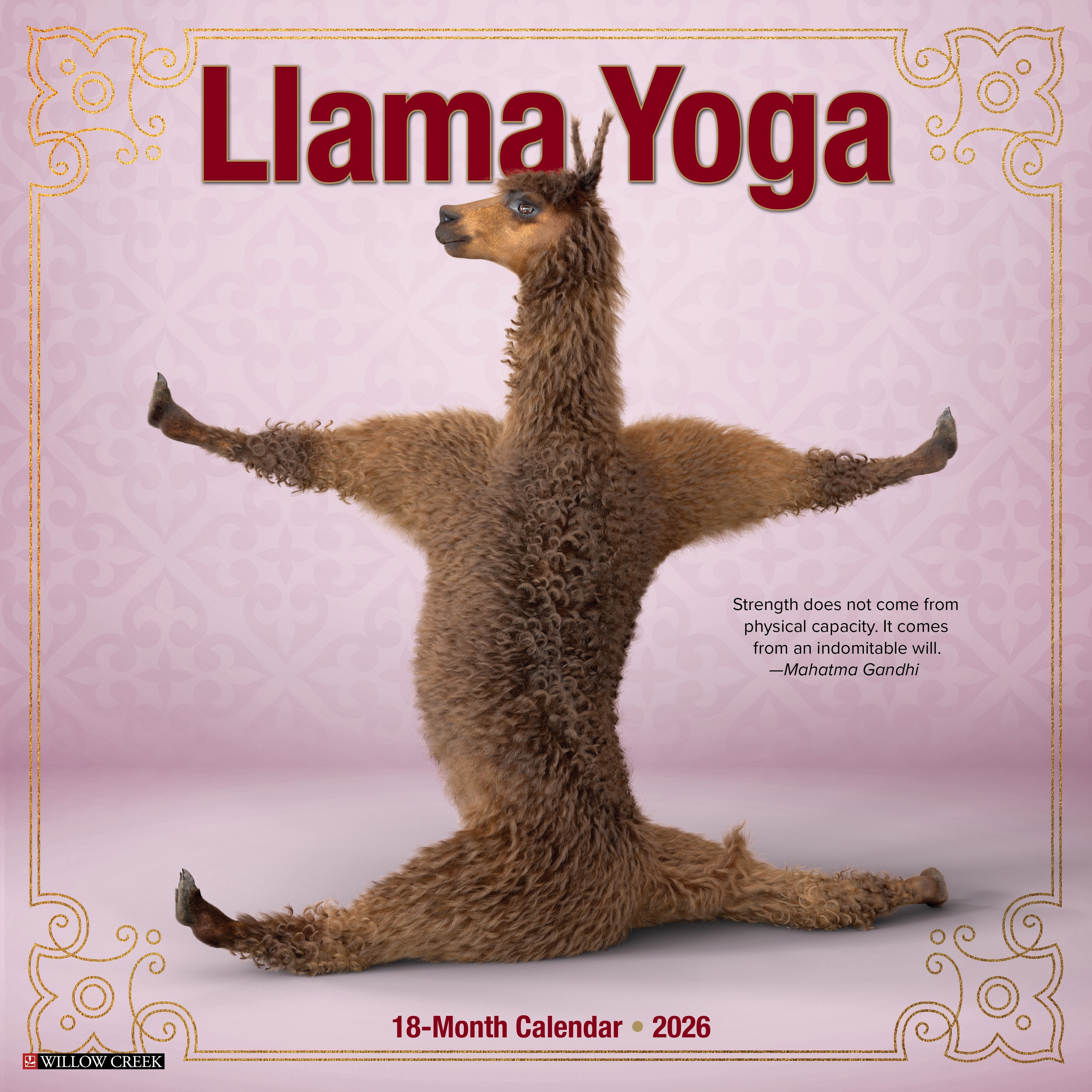 2026 Llama Yoga - Square Wall