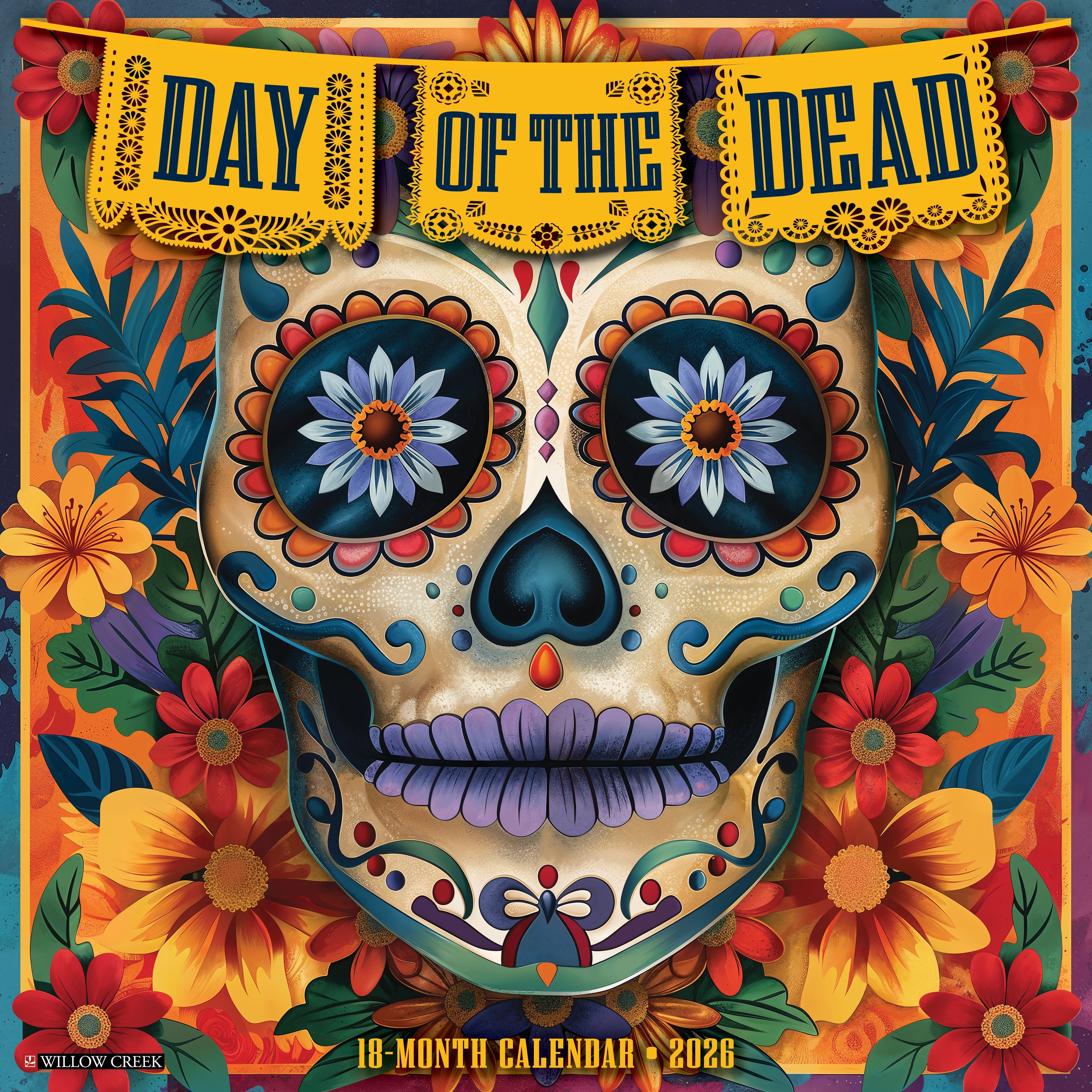 2026 Day of the Dead - Square Wall