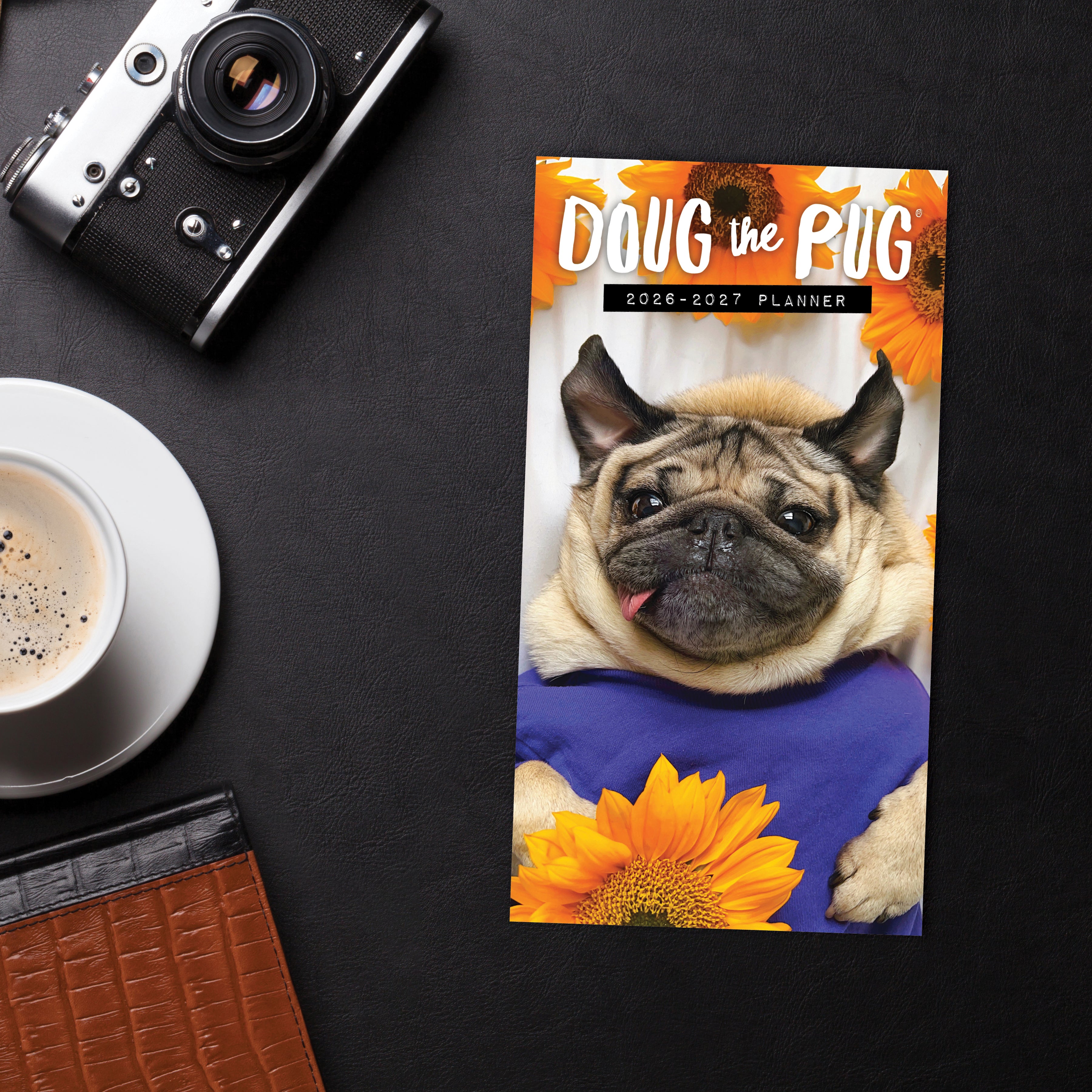 2026-2027 Doug the Pug - Monthly Pocket Diary/Planner