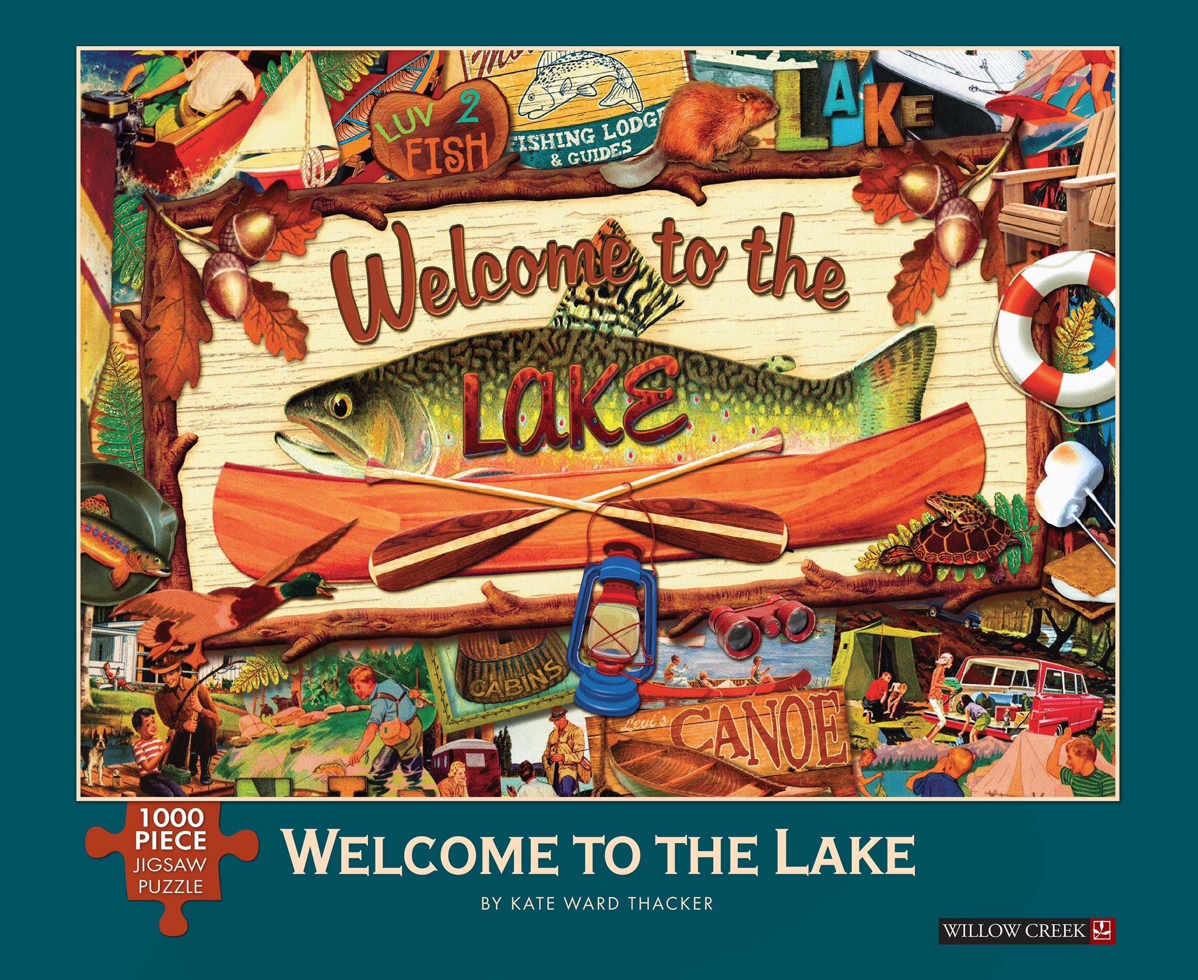 Welcome To the Lake 1000 Piece - Jigsaw Puzzle