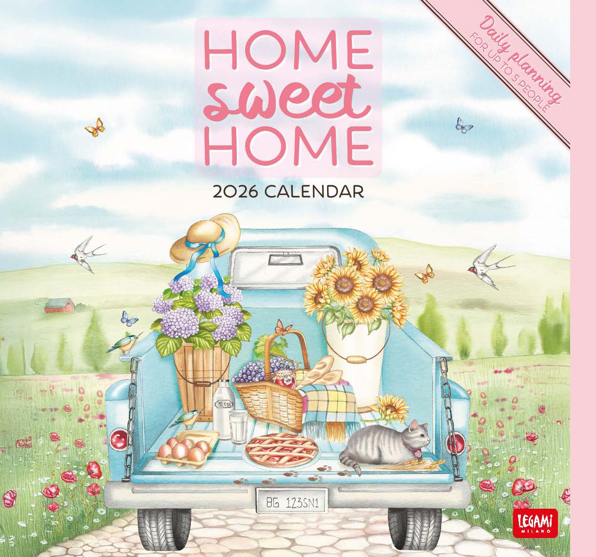 2026 Home Sweet Home - Square Wall Calendar