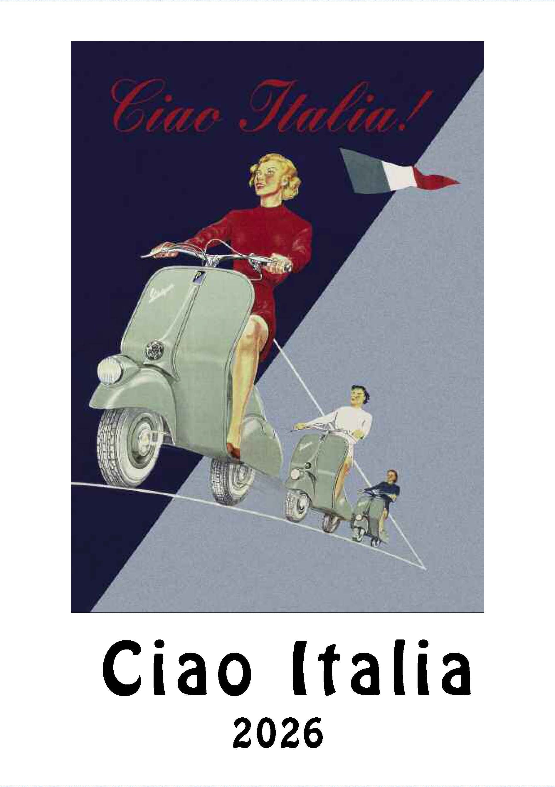 2026 Ciao Italia - Deluxe Wall Calendar