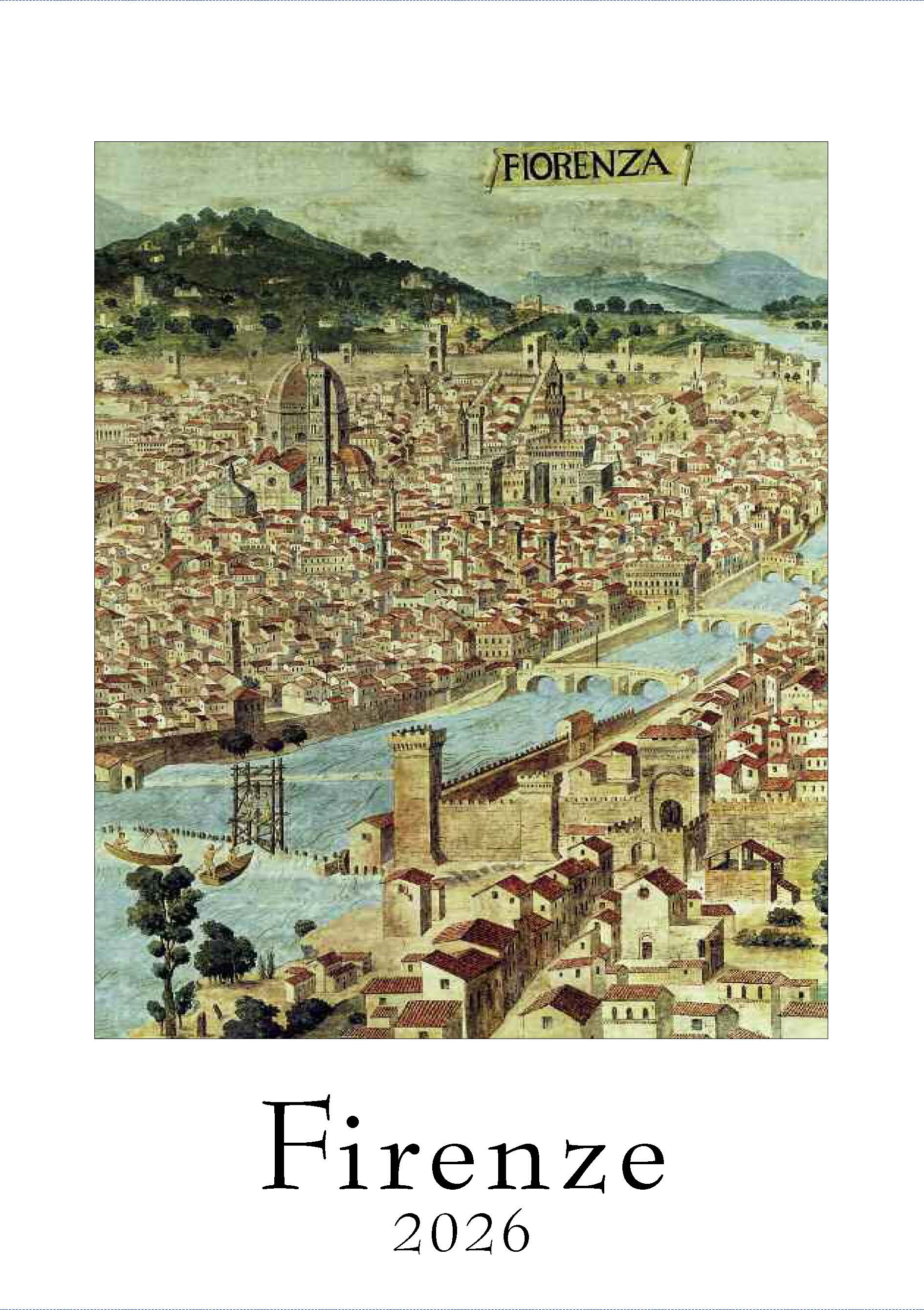 2026 Firenze - Deluxe Wall Calendar